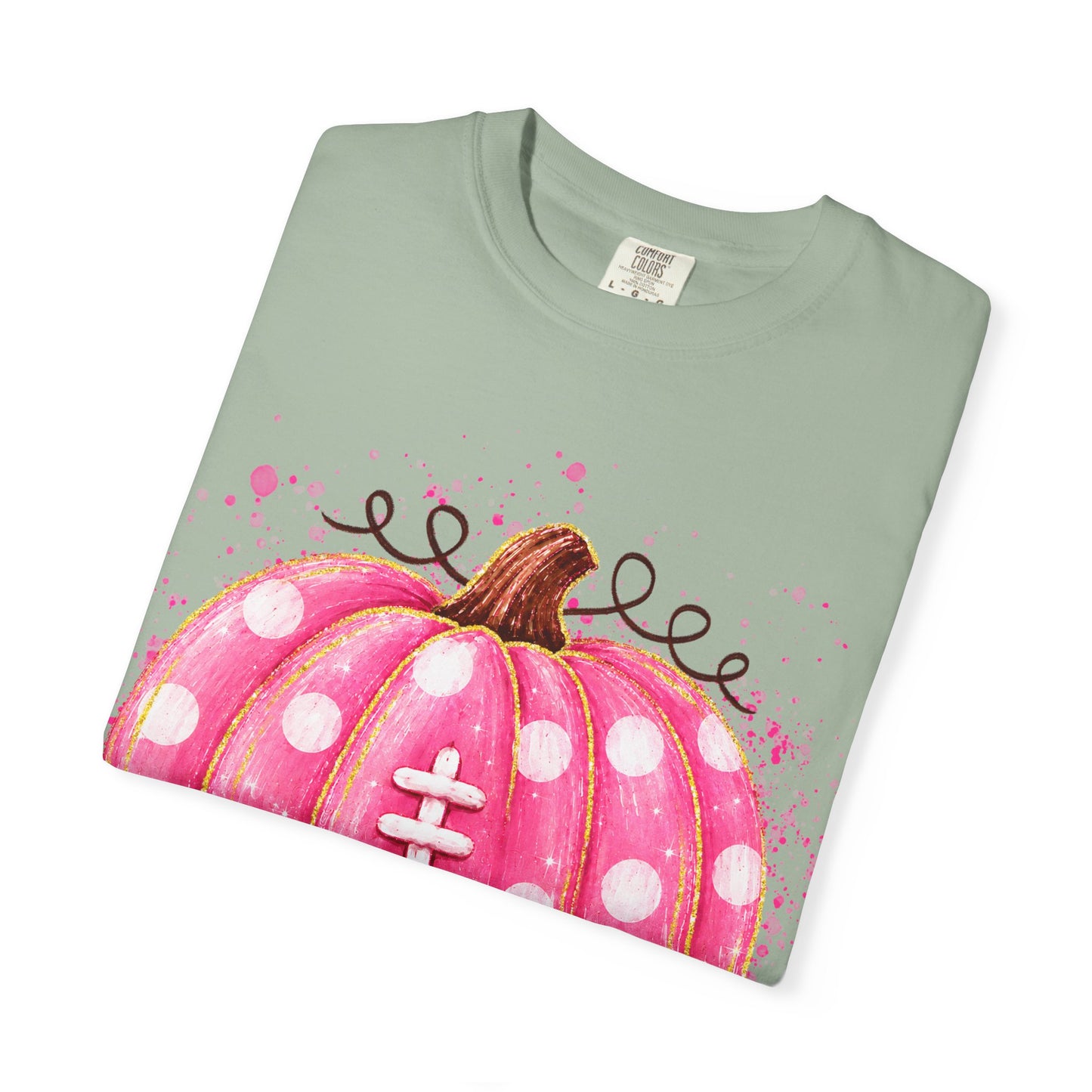 Pink Pumpkin Football T-shirt