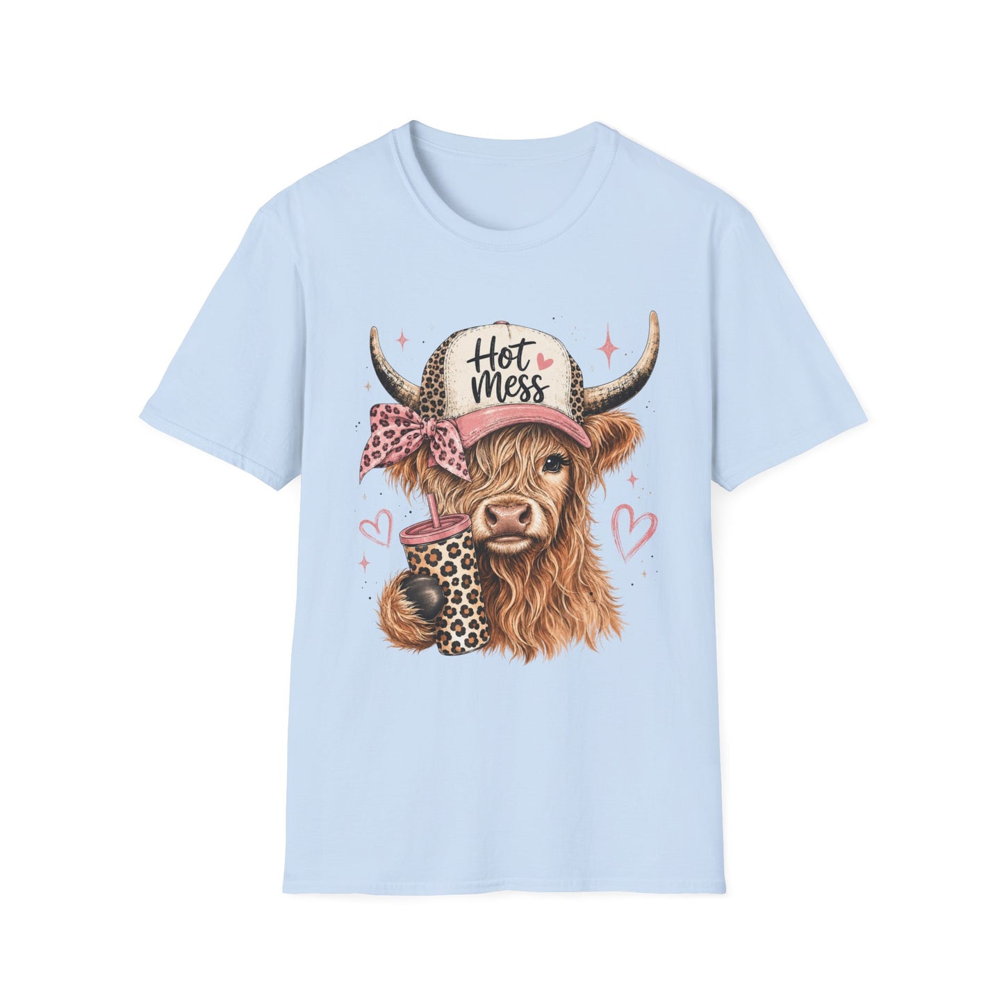 Hot Mess Cow Softstyle T-Shirt
