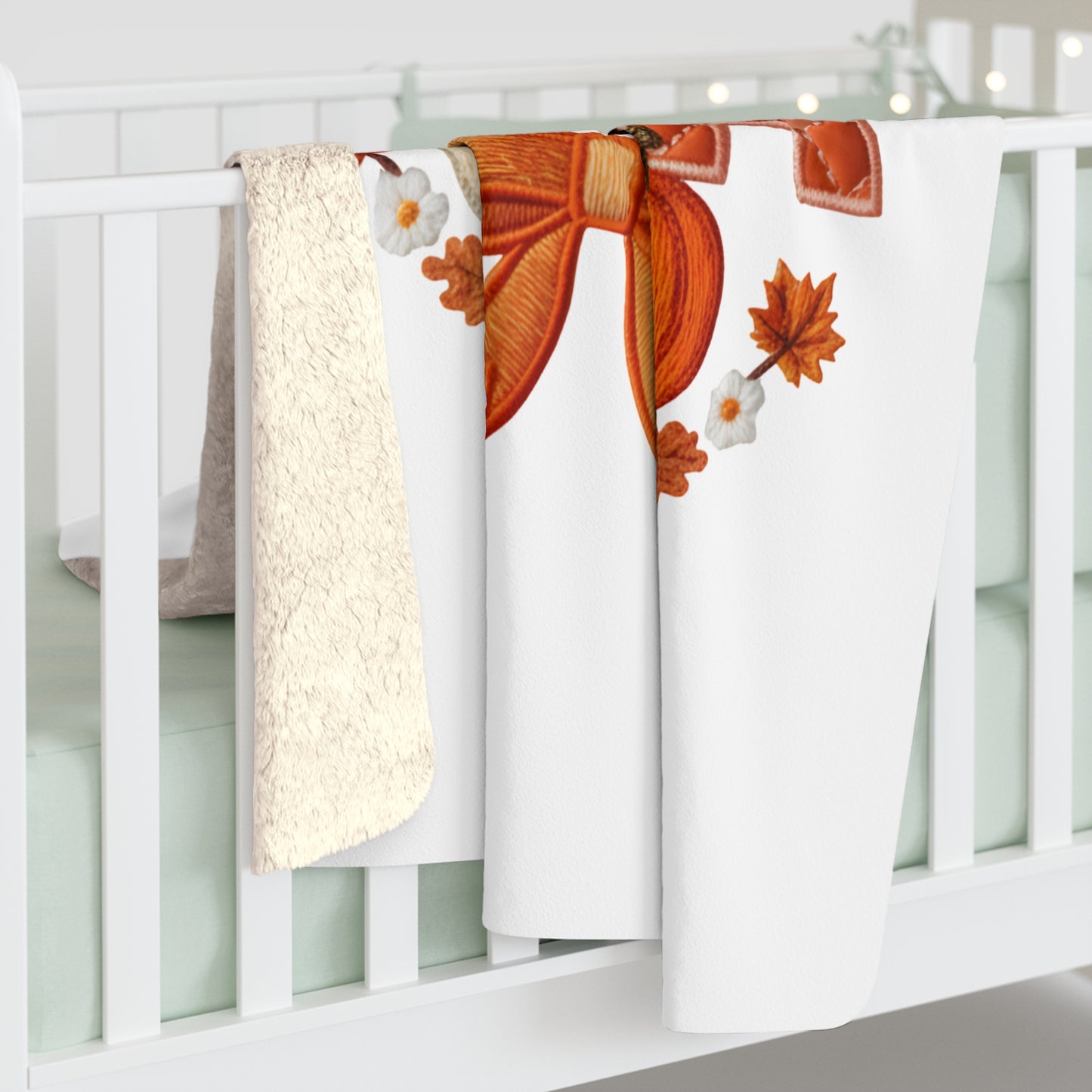 Thankful Mama Sherpa Fleece Blanket