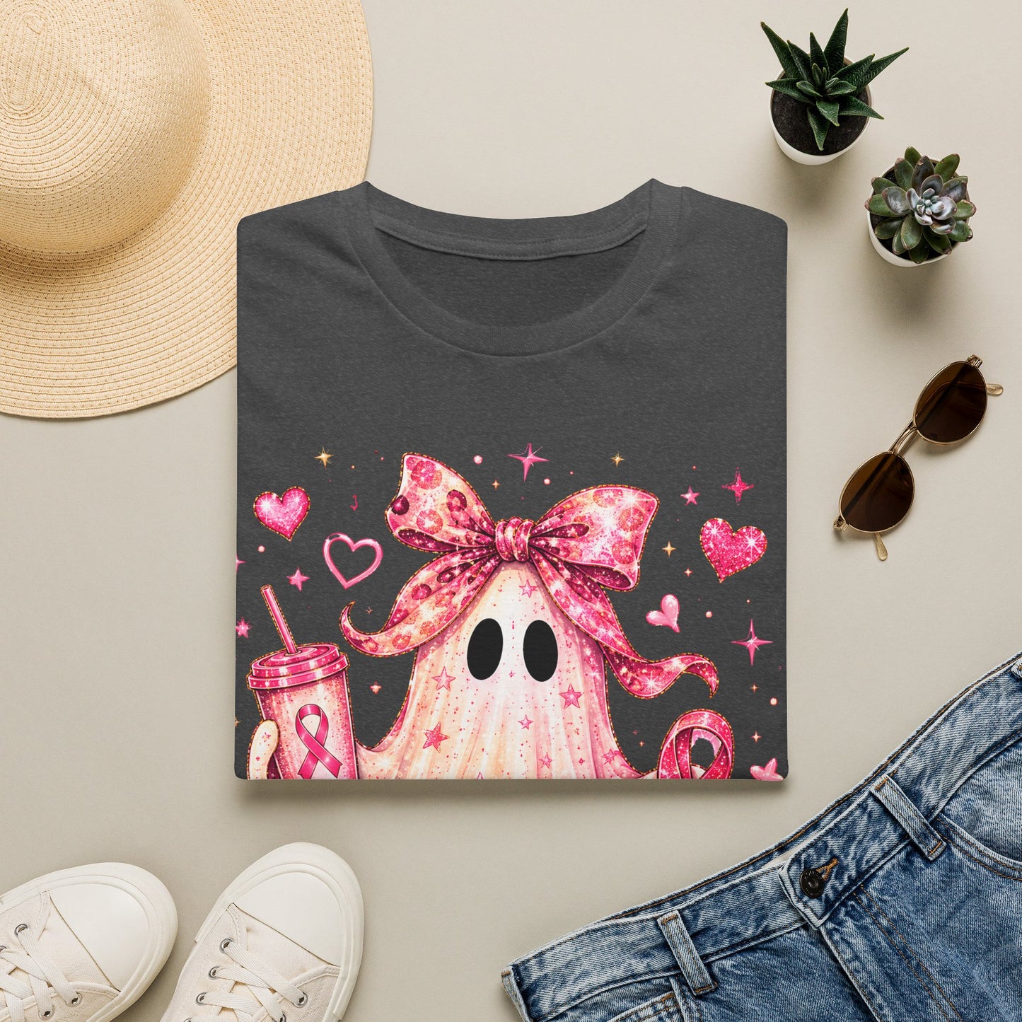 Pink Ghost Softstyle T-Shirt