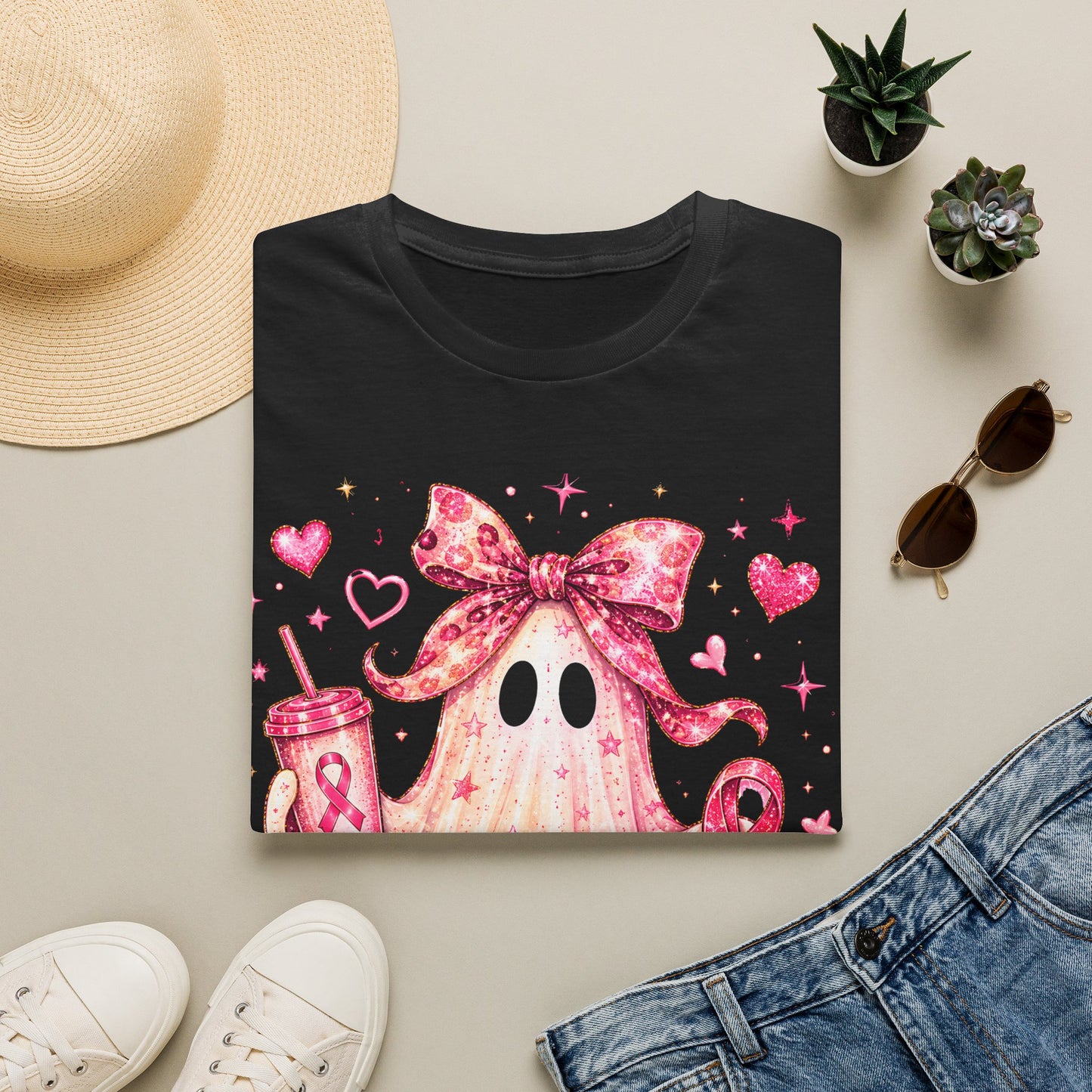 Pink Ghost Softstyle T-Shirt