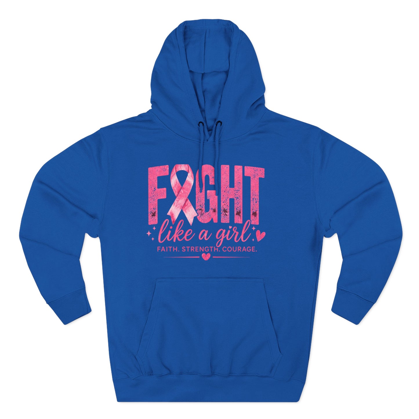Three-Panel Fleece Hoodie