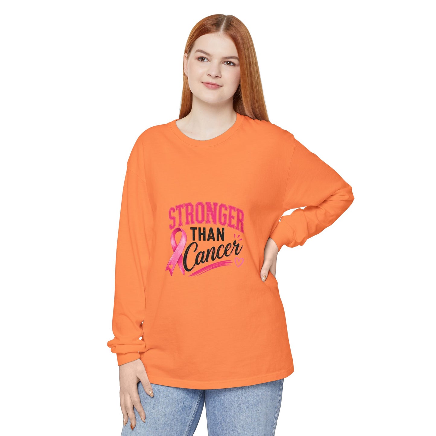 🎗️Stronger than Cancer Survivor Long Sleeve Shirt