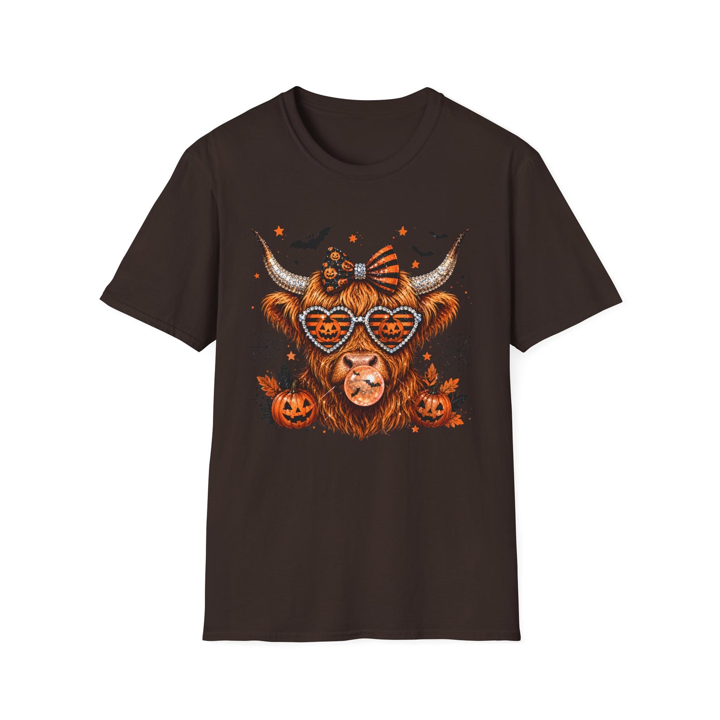 Halloween/Harvest Cow Softstyle T-Shirt