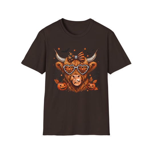 Halloween/Harvest Cow Softstyle T-Shirt