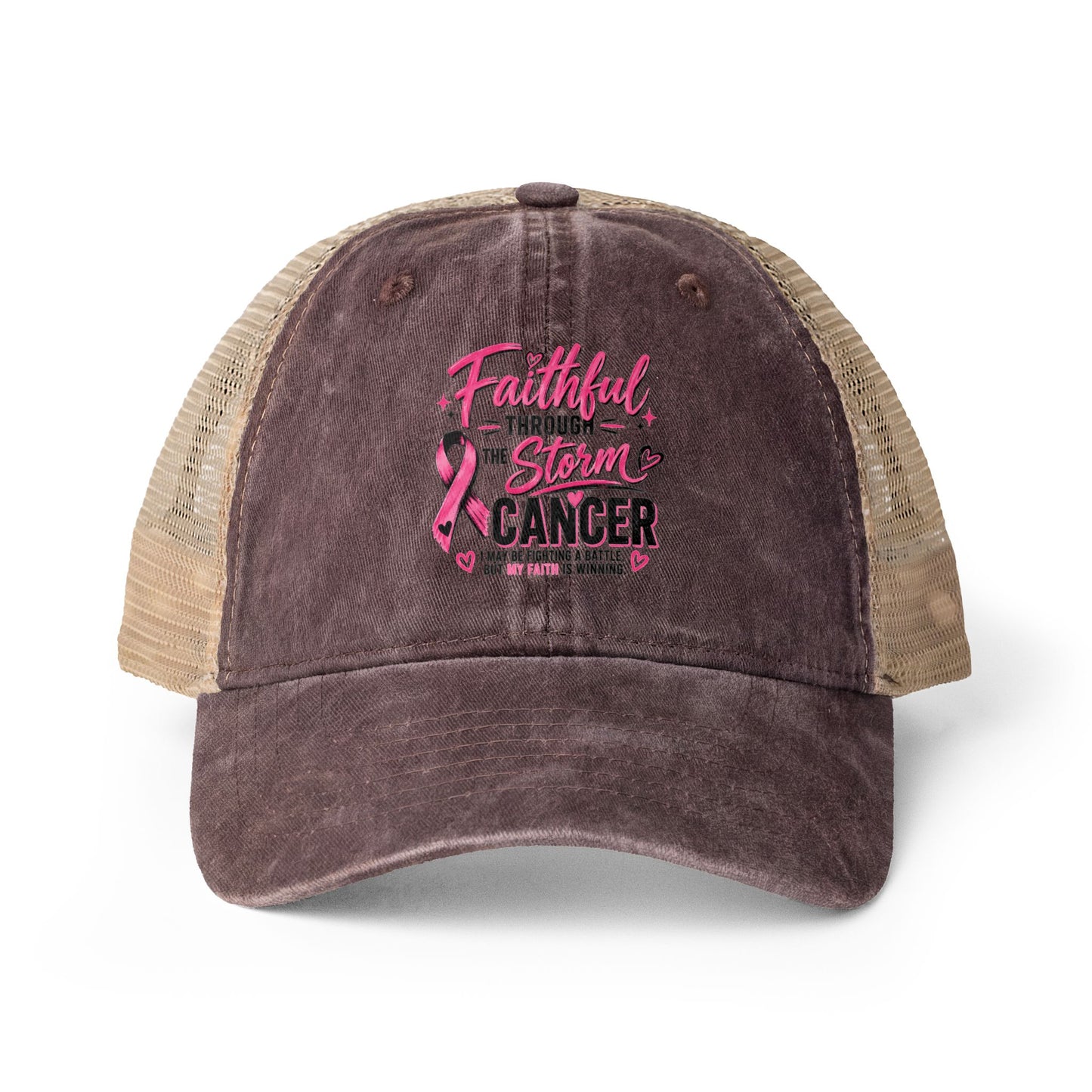 Women's Washed Mesh-Back Cap