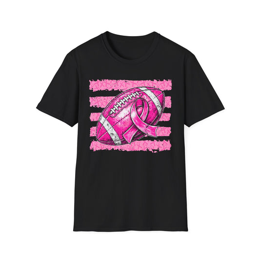Pink Football Softstyle T-Shirt