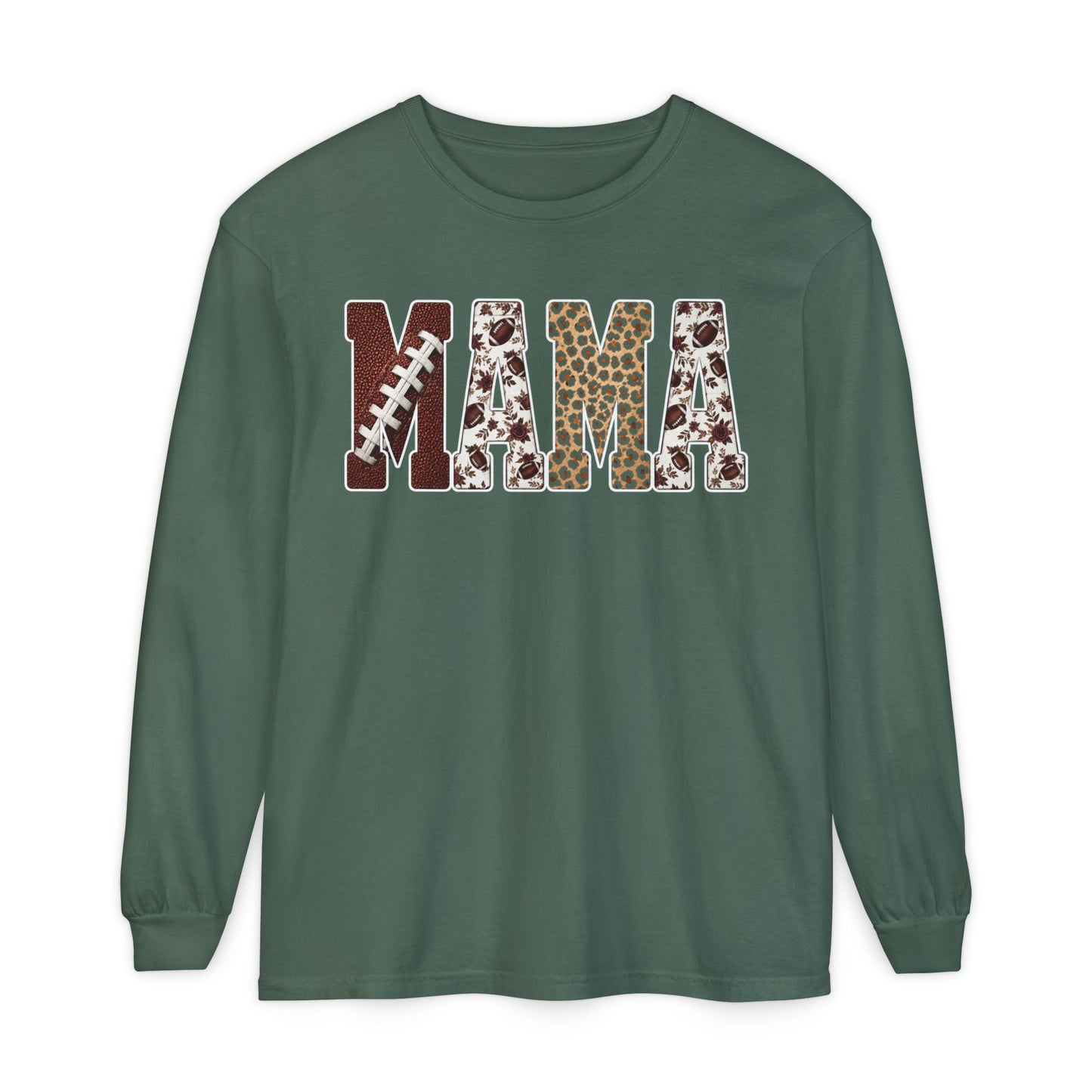 Mama Football Long Sleeve T-Shirt
