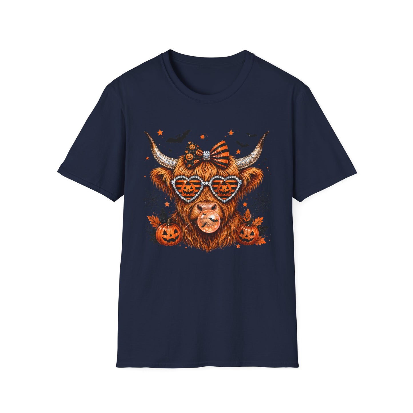 Halloween/Harvest Cow Softstyle T-Shirt