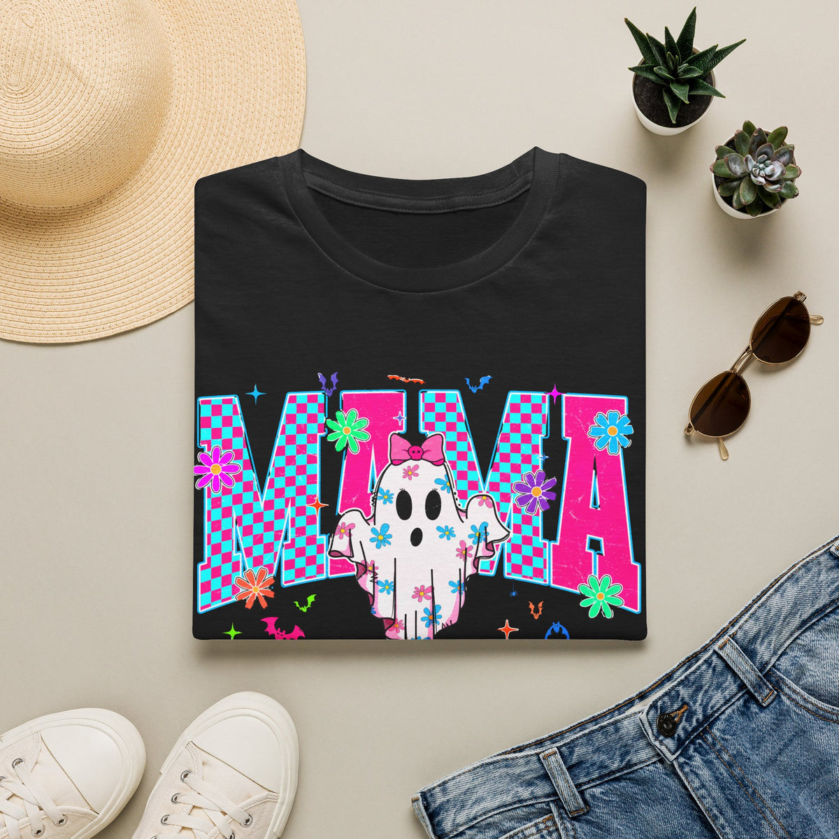 Mama Ghost Softstyle T-Shirt