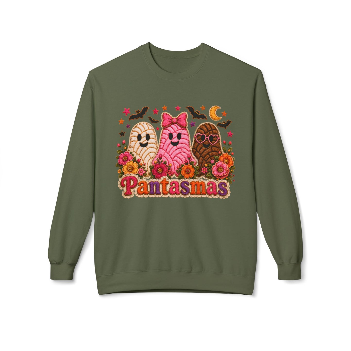 Halloween Conchas Midweight Softstyle Fleece Crewneck Sweatshirt