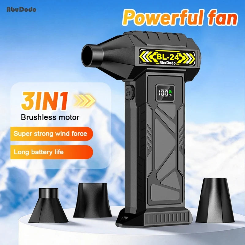 Cordless Leaf Blower Turbo Jet Fan