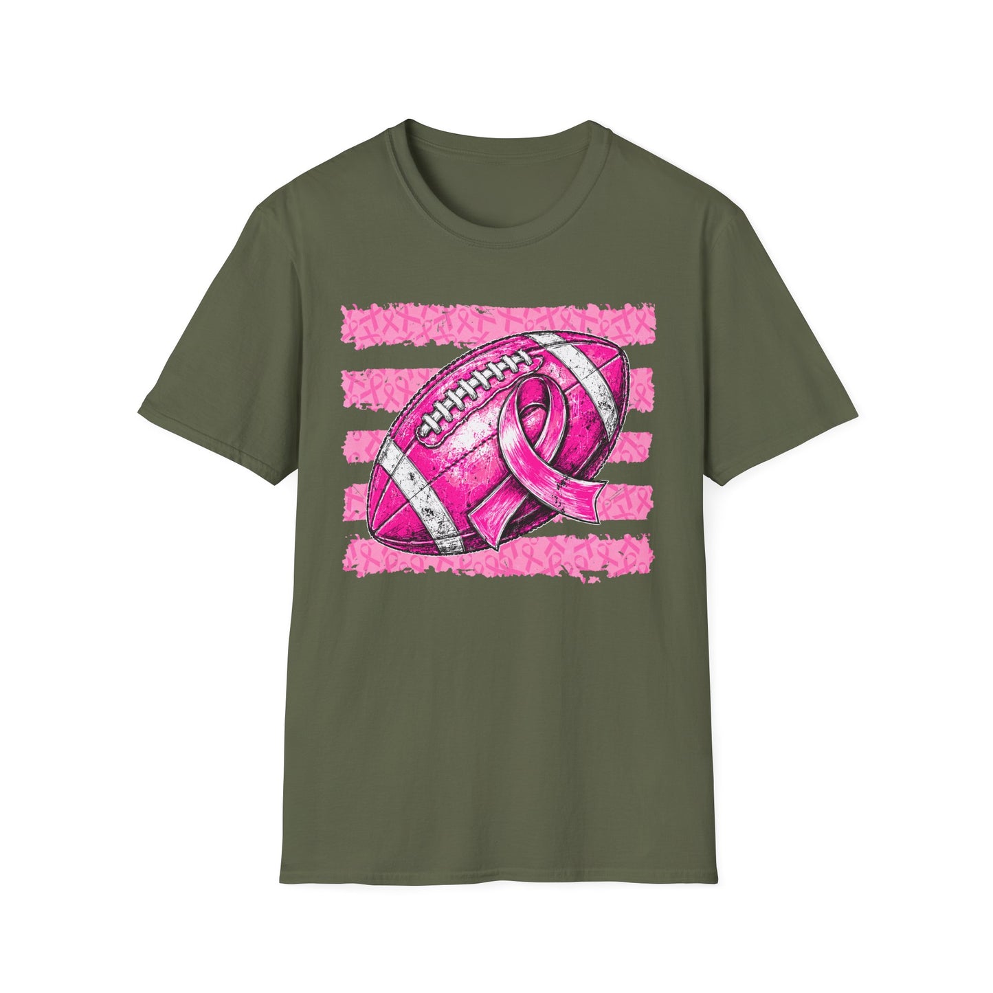 Pink Football Softstyle T-Shirt