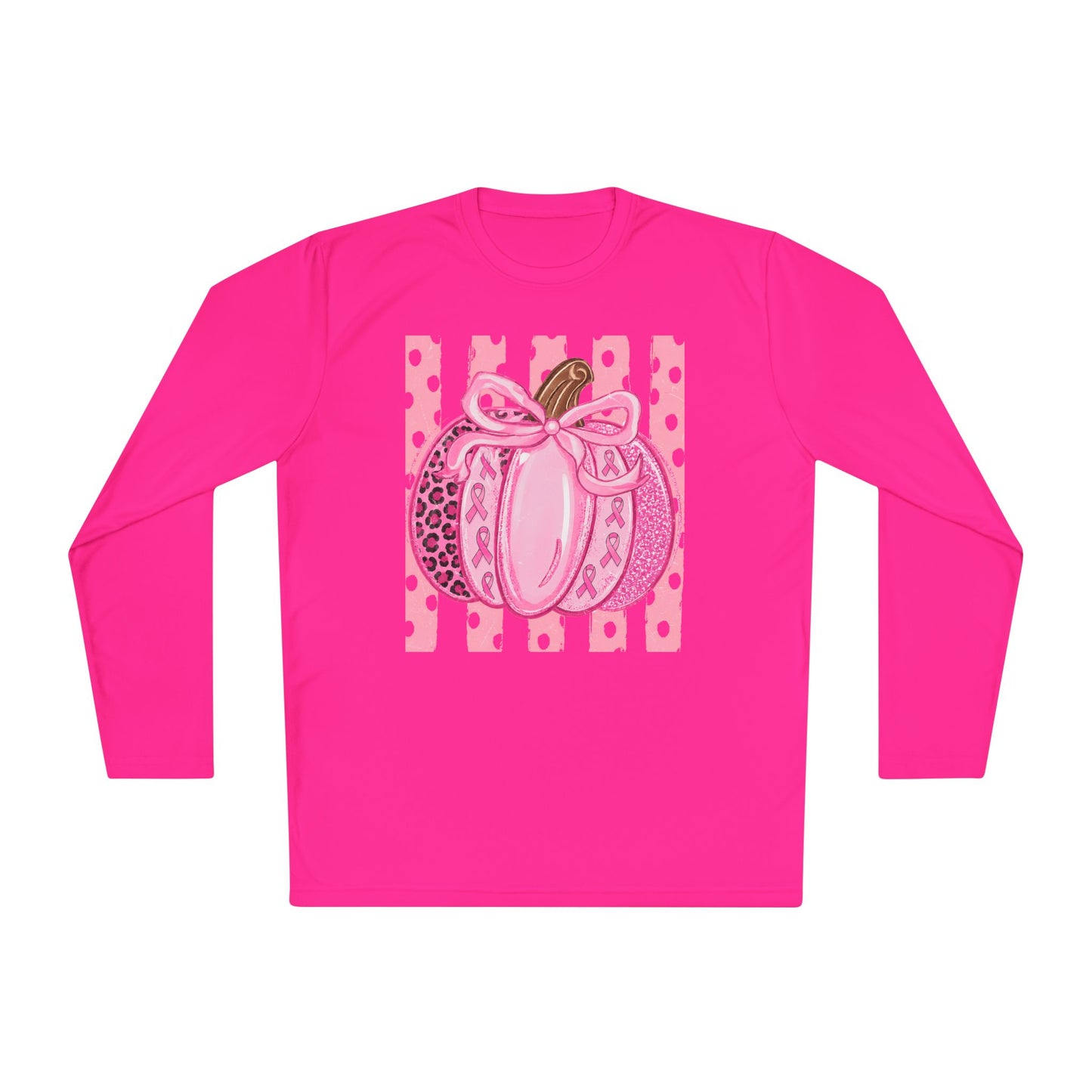 Pink Pumpkin Lightweight Long Sleeve Tee
