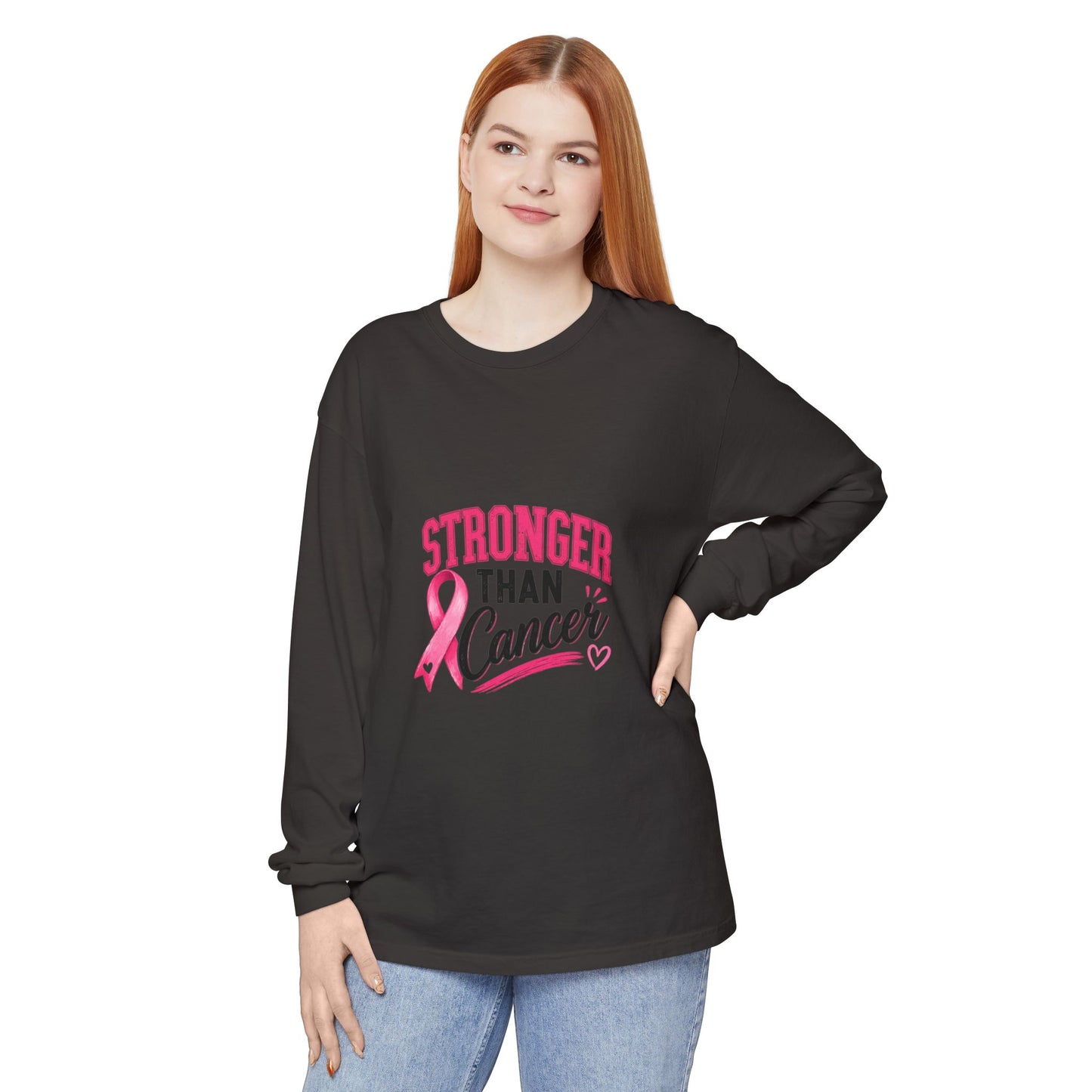 🎗️Stronger than Cancer Survivor Long Sleeve Shirt