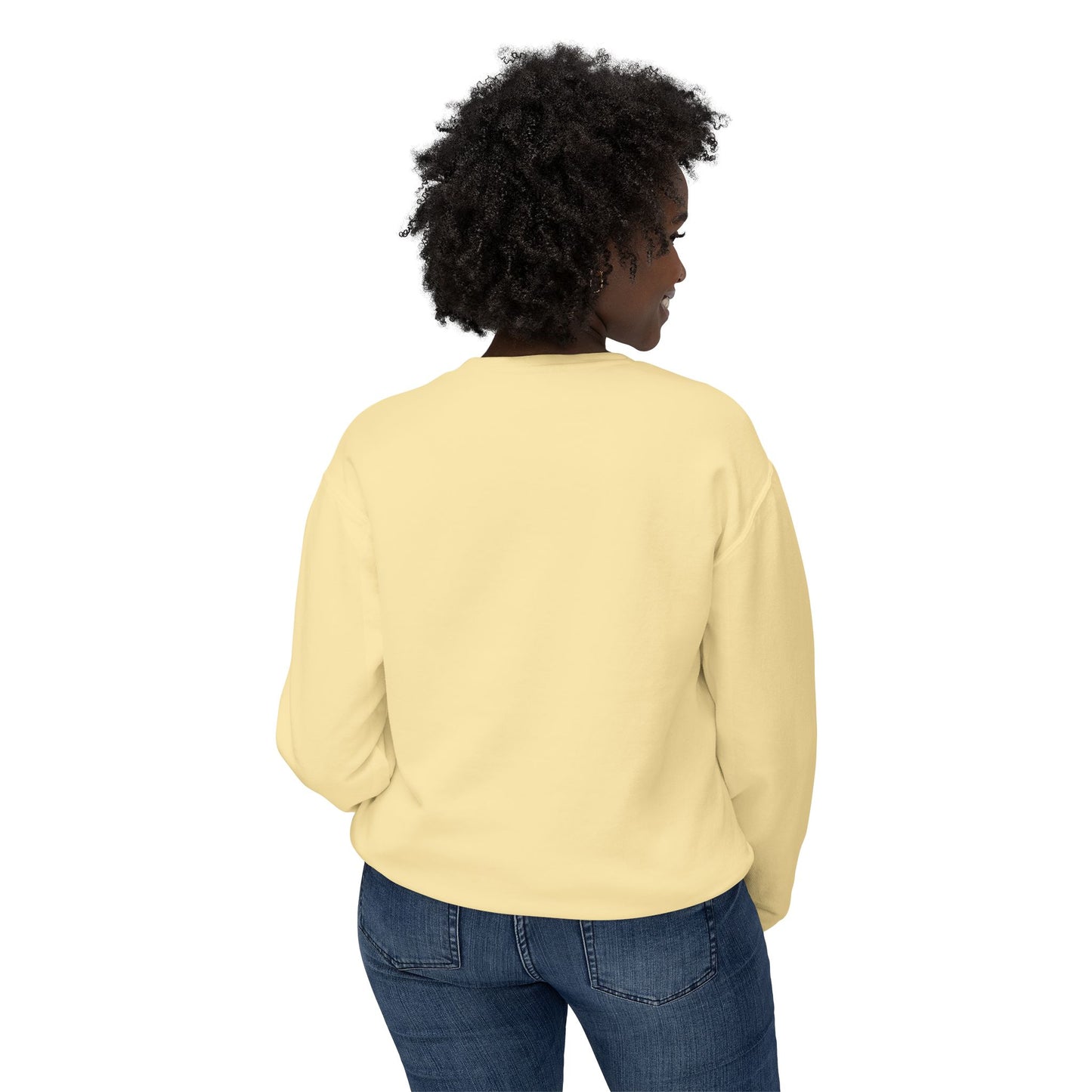 🎀 Pink Ribbon Women’s Lightweight Crewneck Sweatshirt