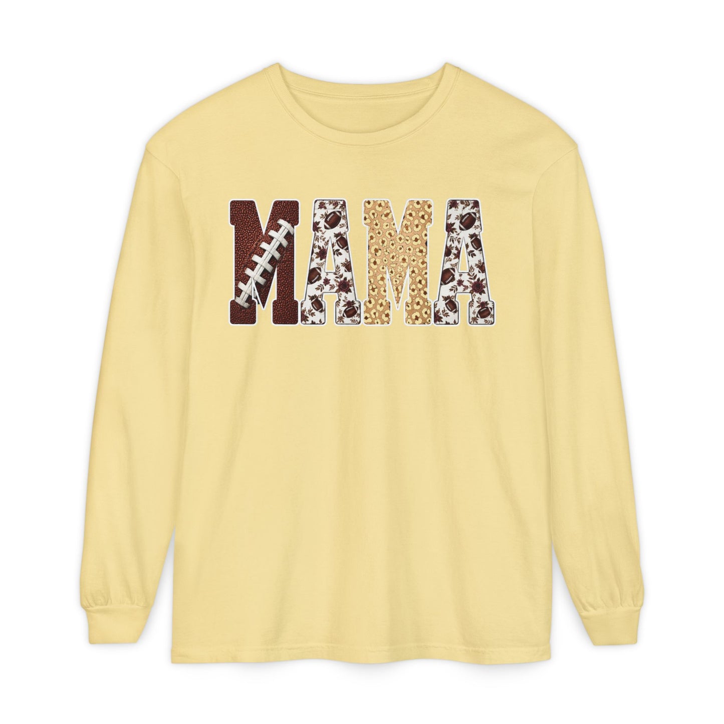 Mama Football Long Sleeve T-Shirt