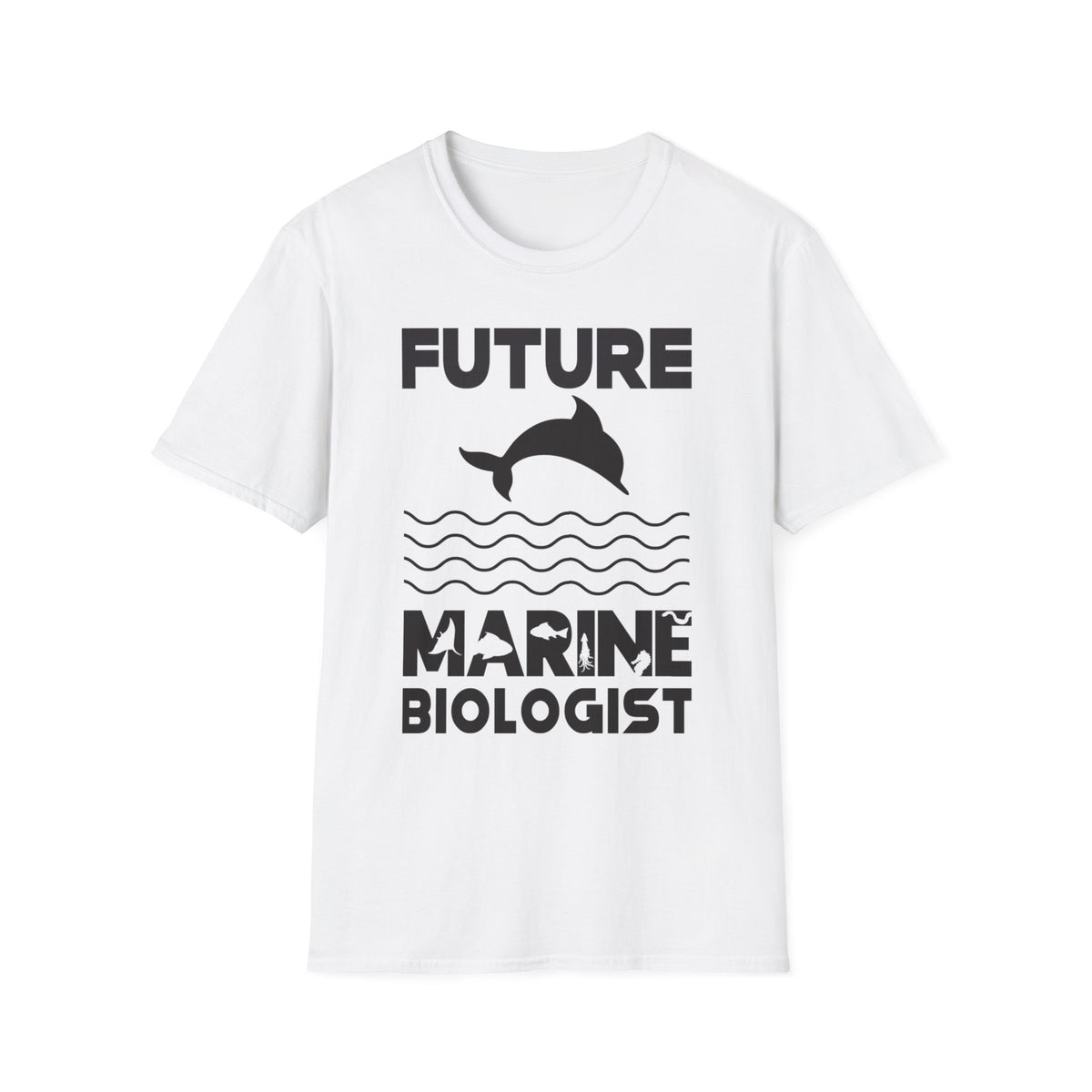 Future Marine Bioligst Unisex Softstyle T-Shirt