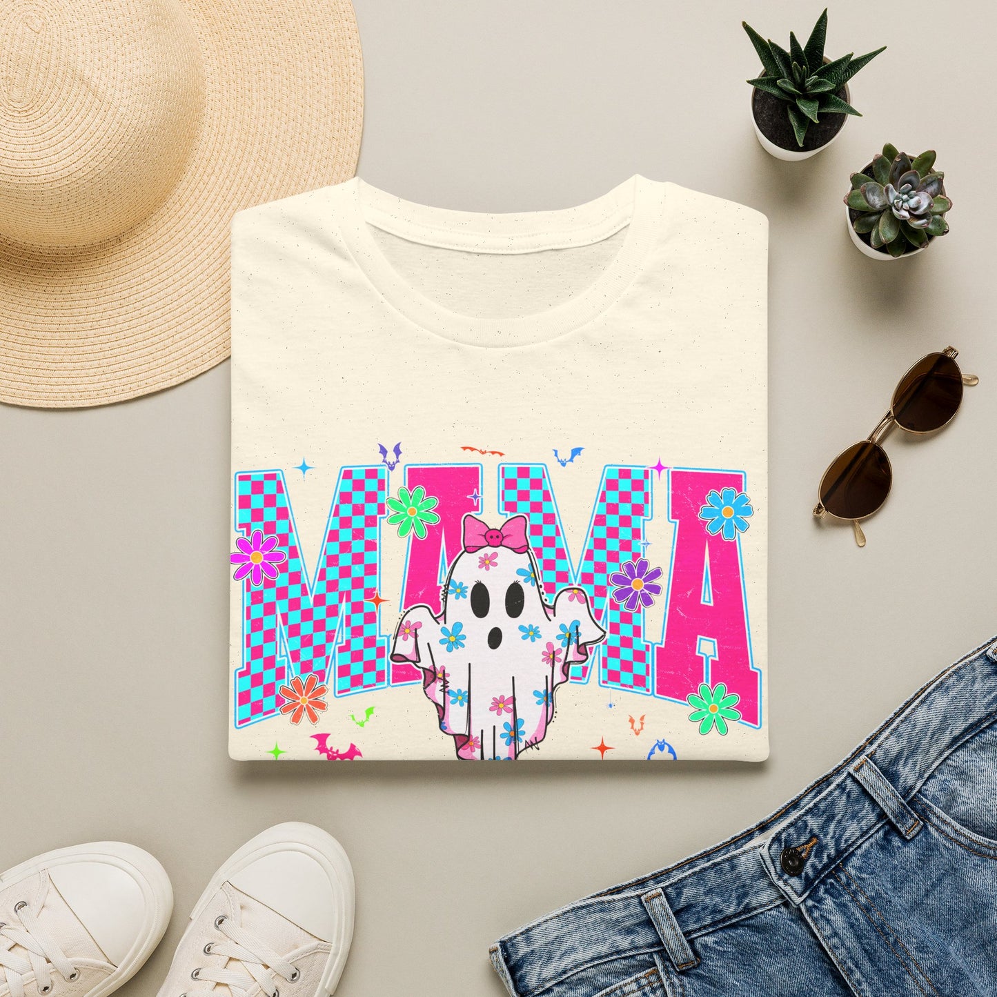 Mama Ghost Softstyle T-Shirt
