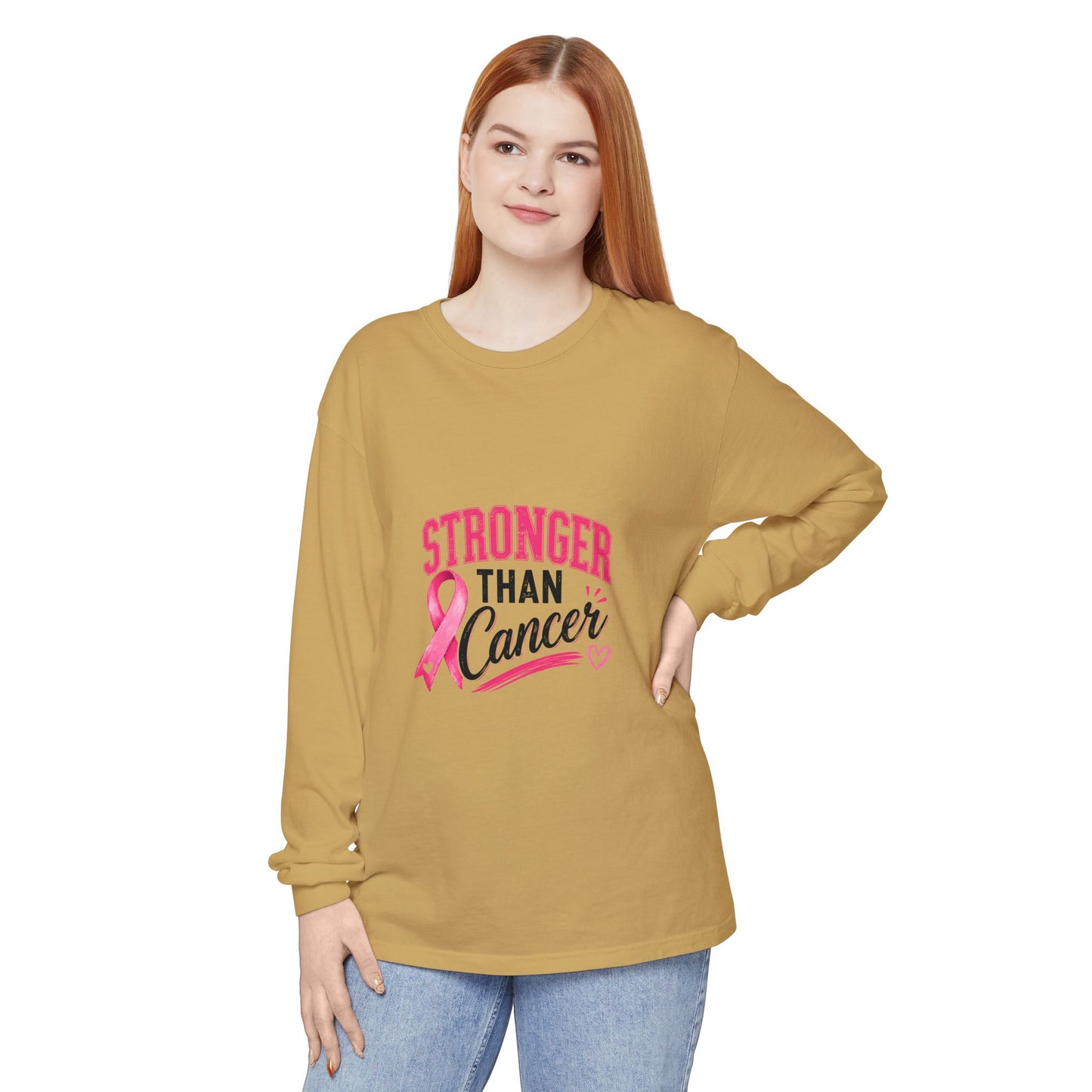 🎗️Stronger than Cancer Survivor Long Sleeve Shirt