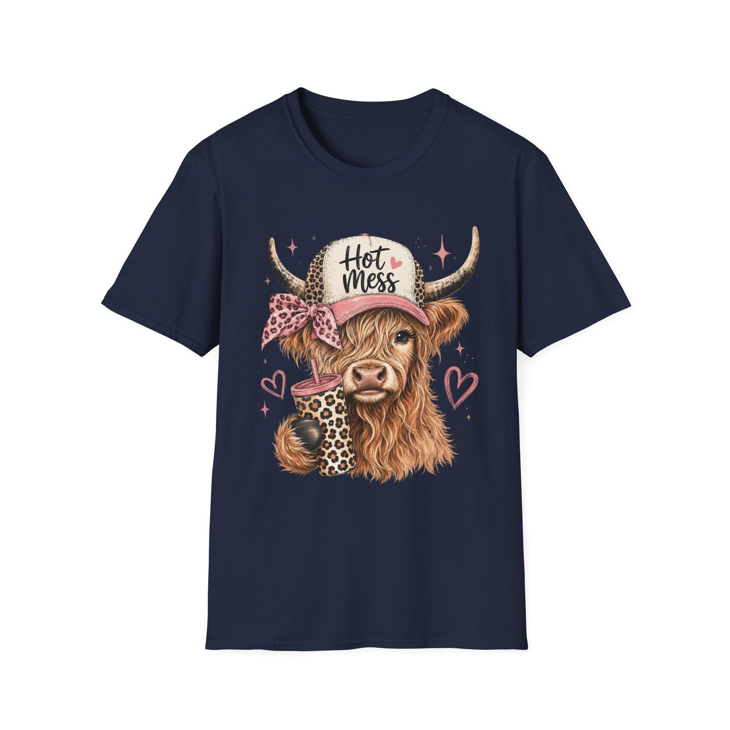 Hot Mess Cow Softstyle T-Shirt