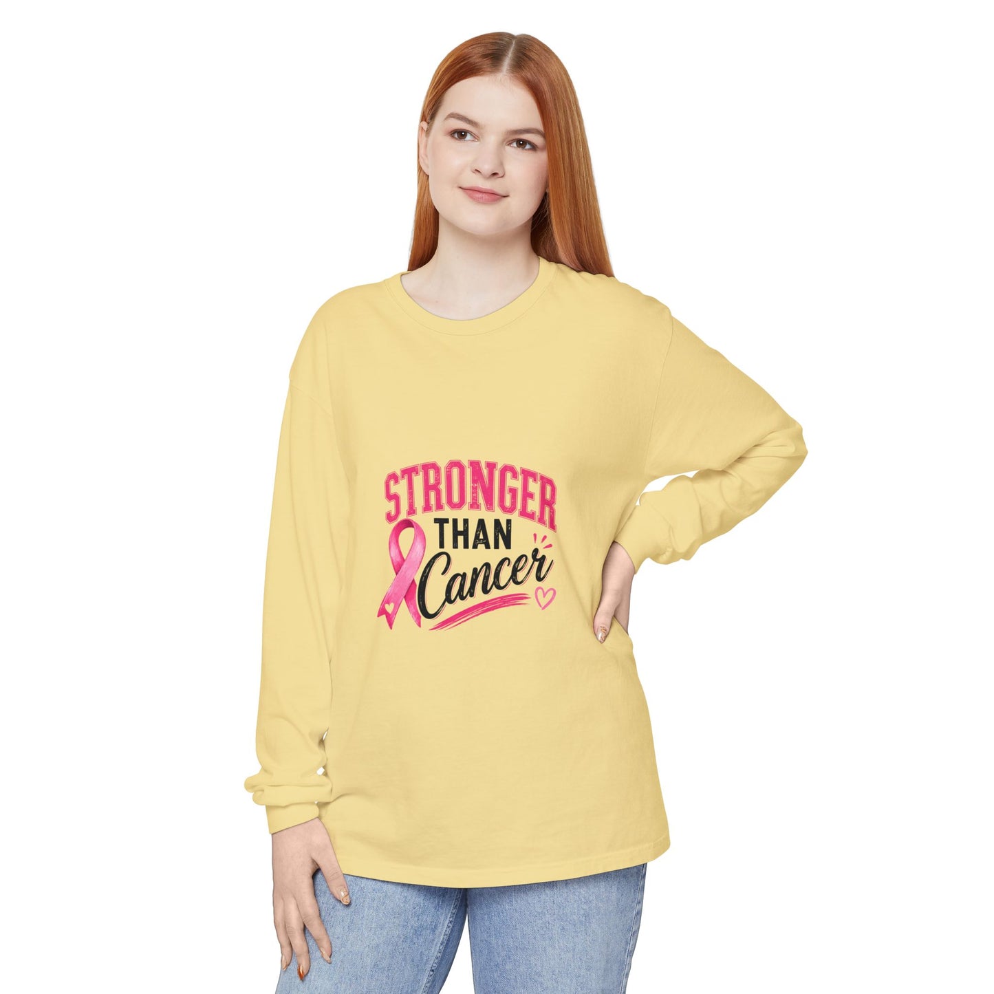 🎗️Stronger than Cancer Survivor Long Sleeve Shirt