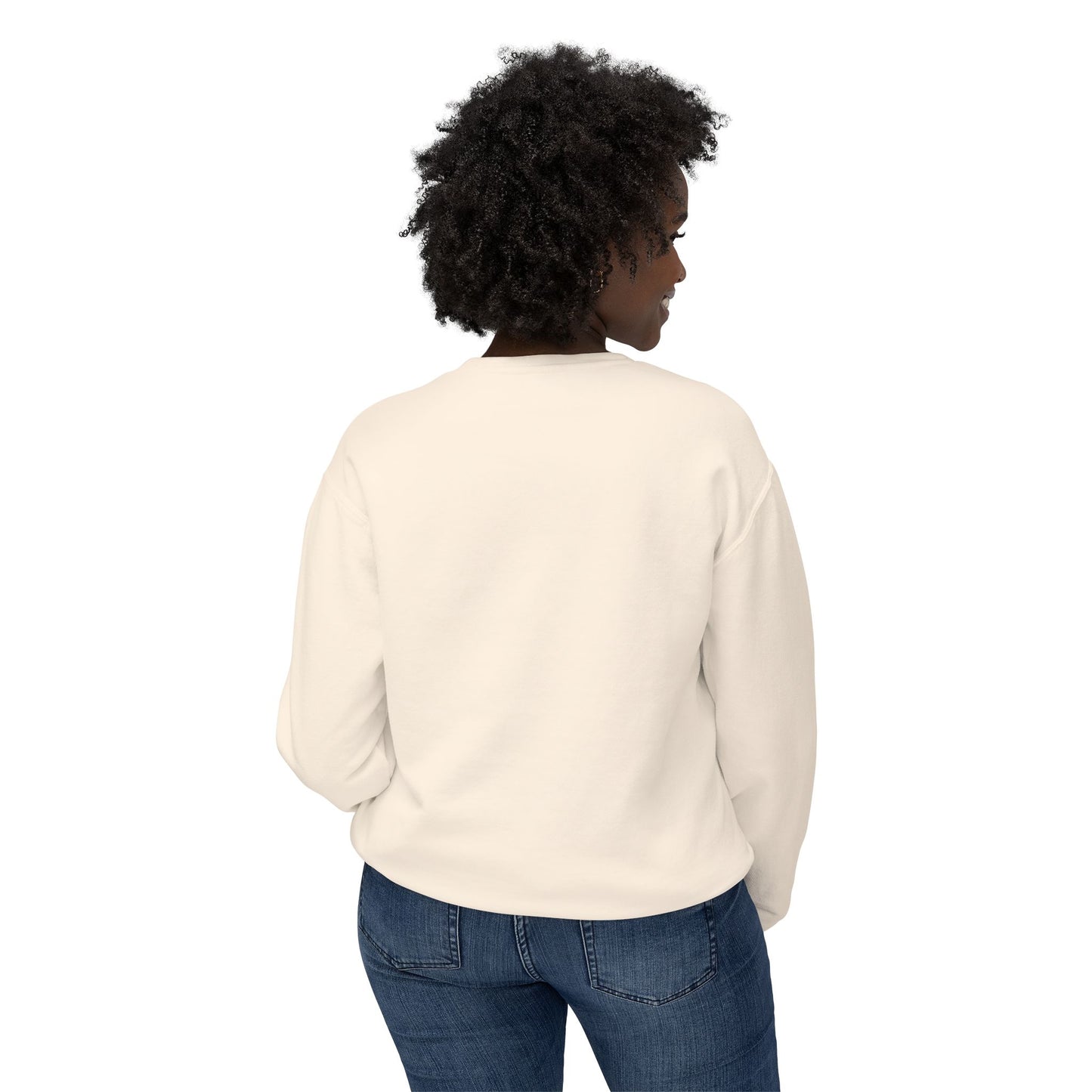 🎀 Pink Ribbon Women’s Lightweight Crewneck Sweatshirt