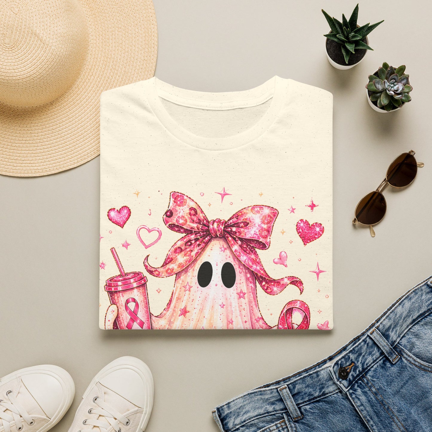 Pink Ghost Softstyle T-Shirt