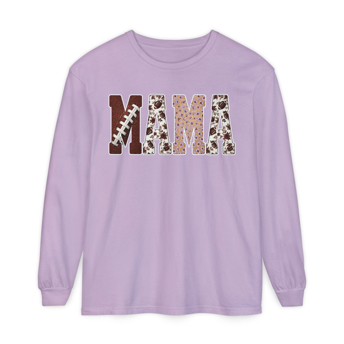 Mama Football Long Sleeve T-Shirt