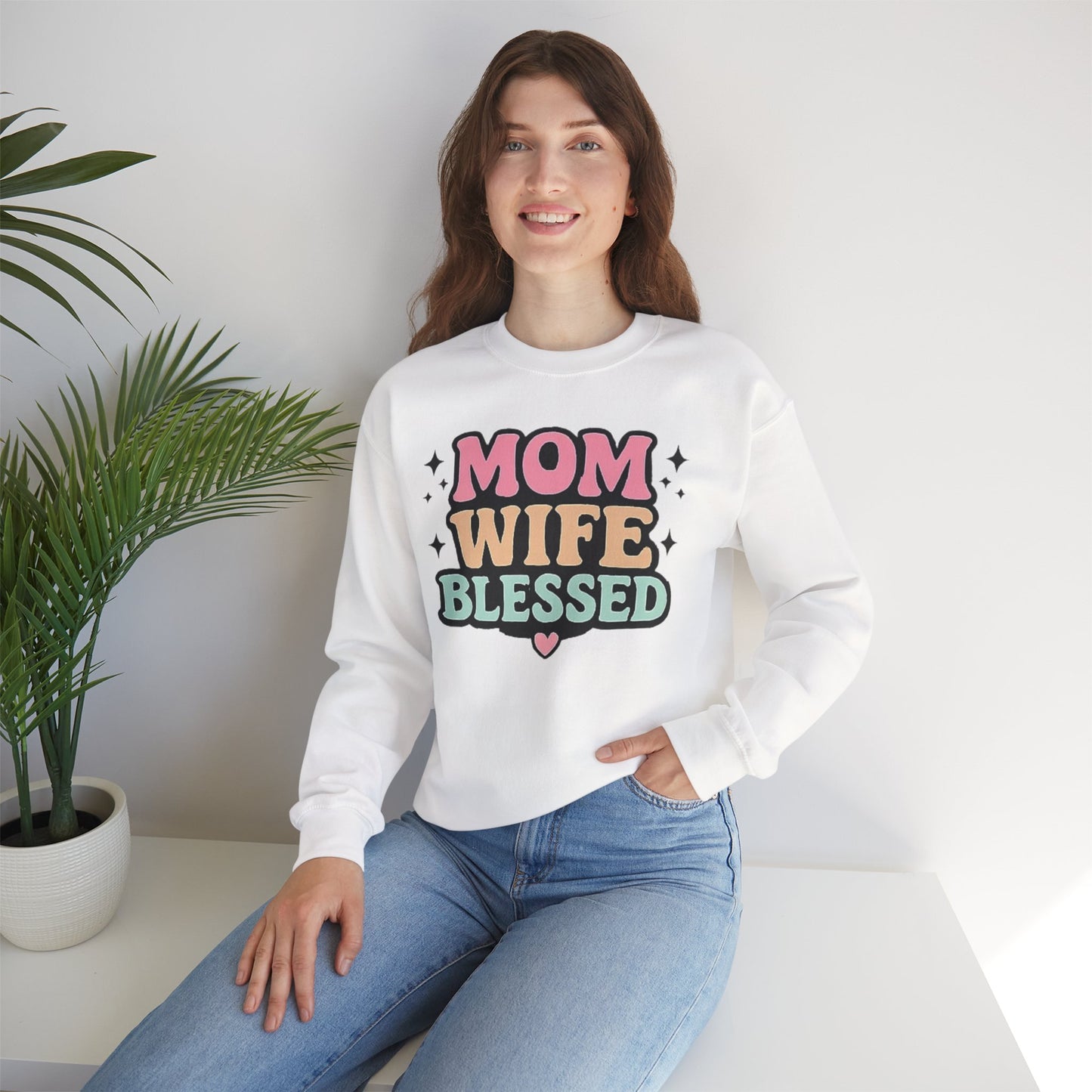 Unisex Heavy Blend™ Crewneck Mom Sweatshirt