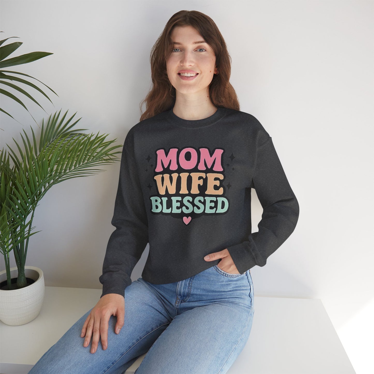Unisex Heavy Blend™ Crewneck Mom Sweatshirt