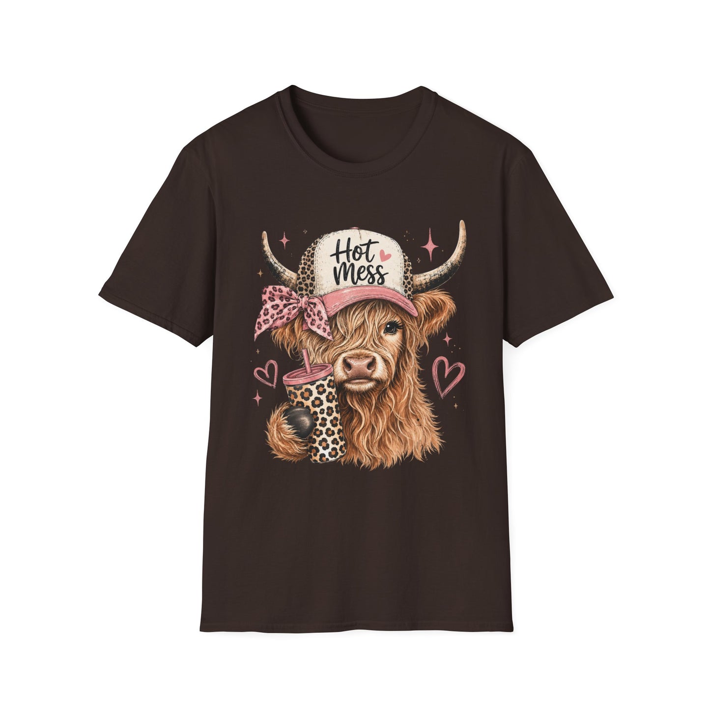 Hot Mess Cow Softstyle T-Shirt