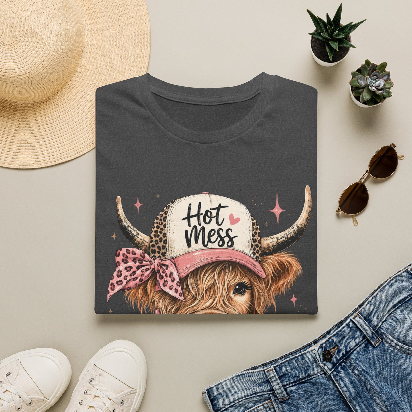 Hot Mess Cow Softstyle T-Shirt