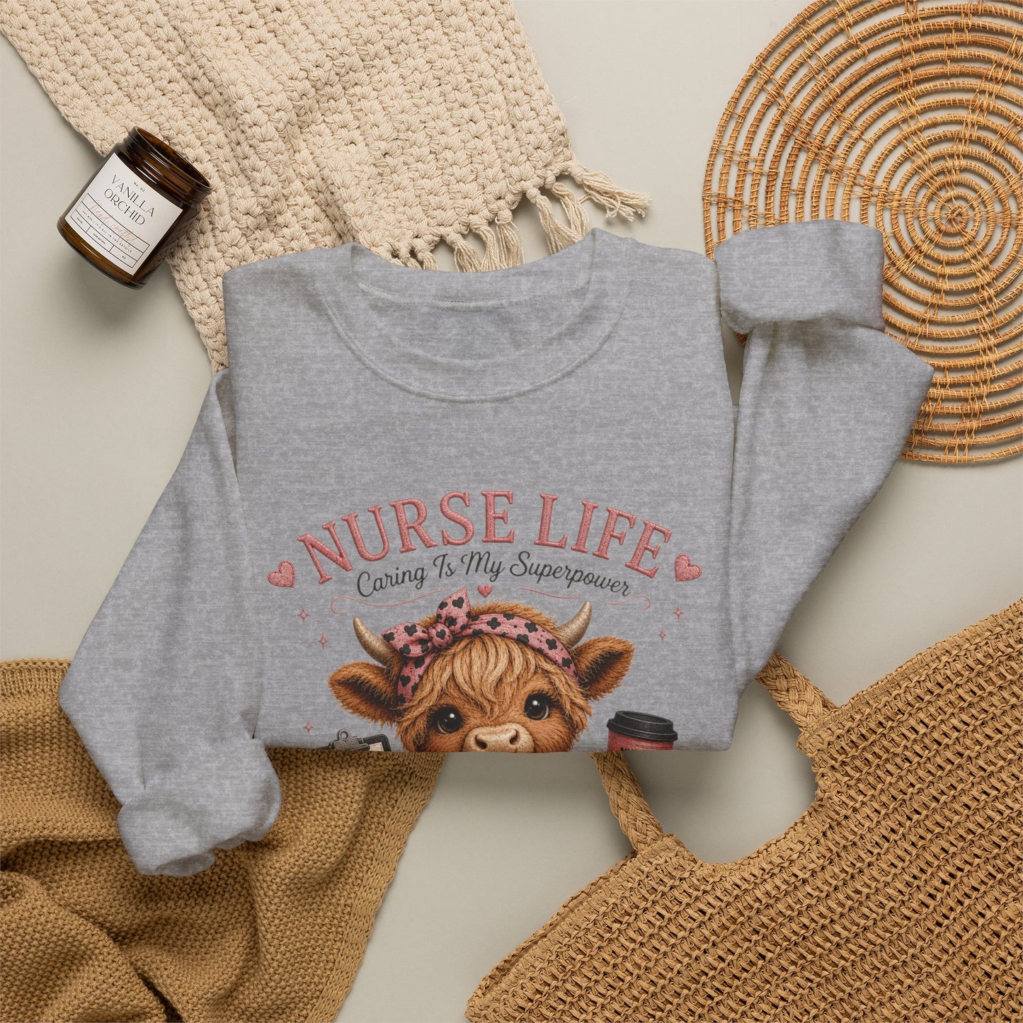 Nurse Life Crewneck Sweatshirt