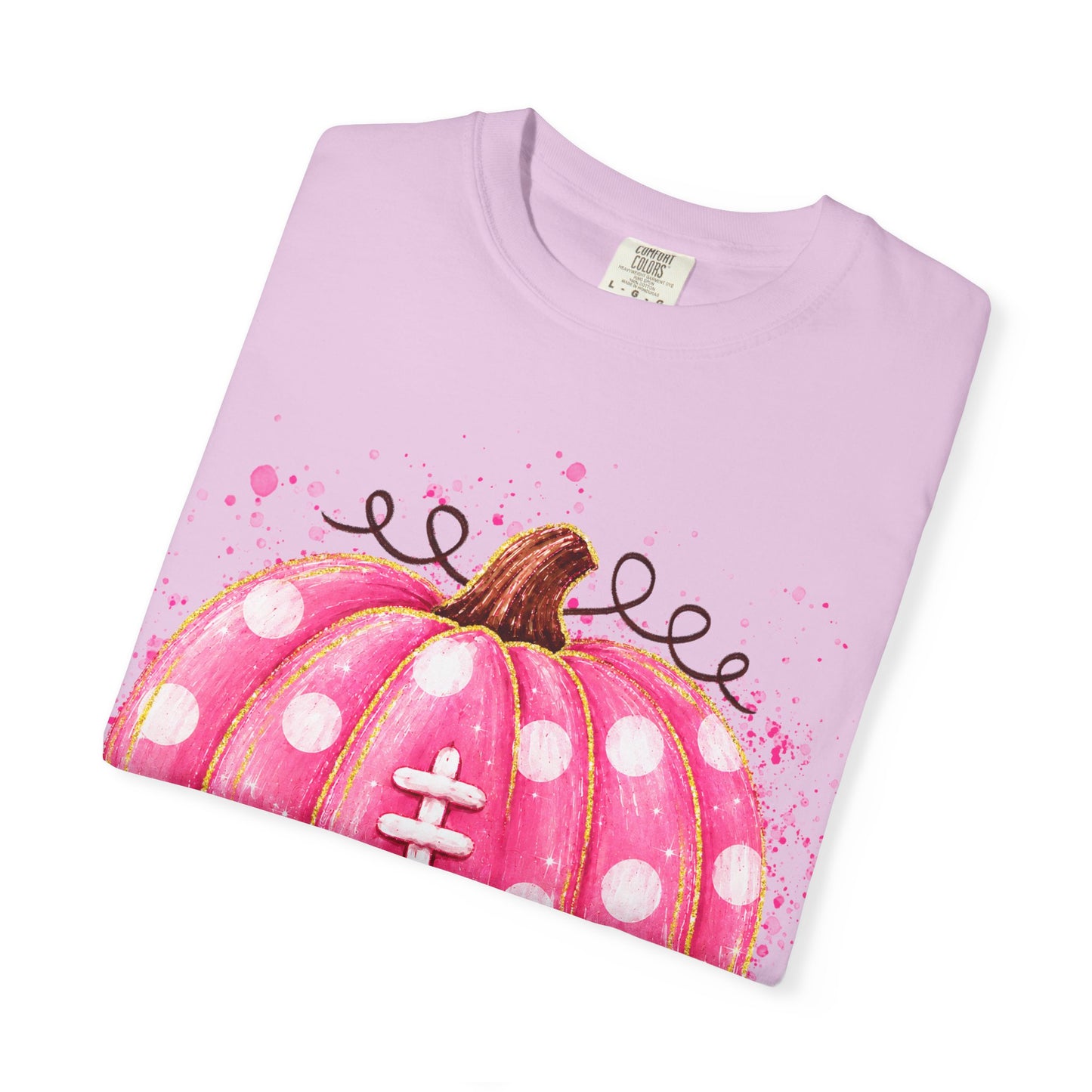 Pink Pumpkin Football T-shirt