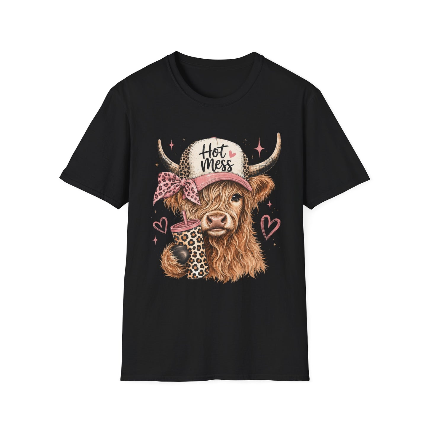 Hot Mess Cow Softstyle T-Shirt