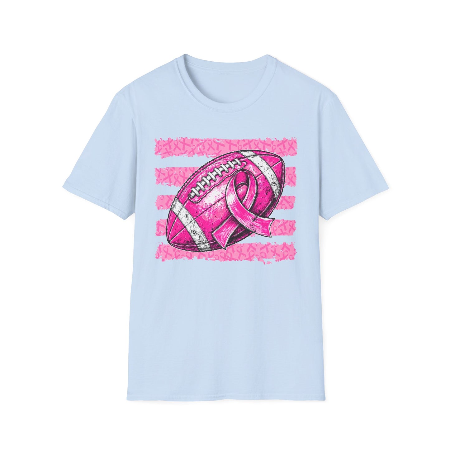 Pink Football Softstyle T-Shirt