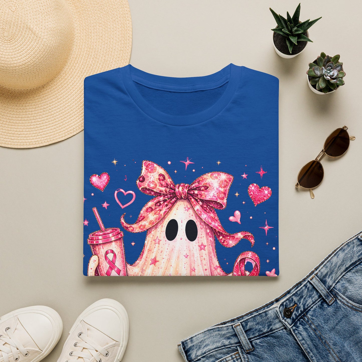 Pink Ghost Softstyle T-Shirt