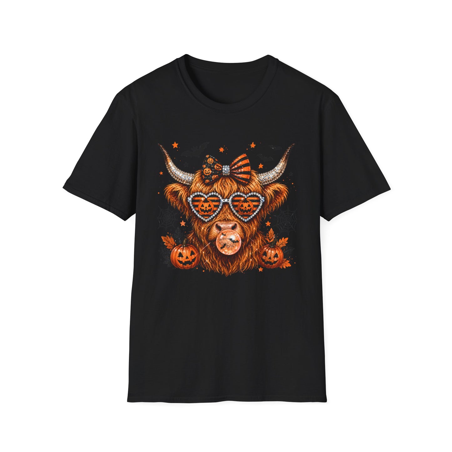 Halloween/Harvest Cow Softstyle T-Shirt