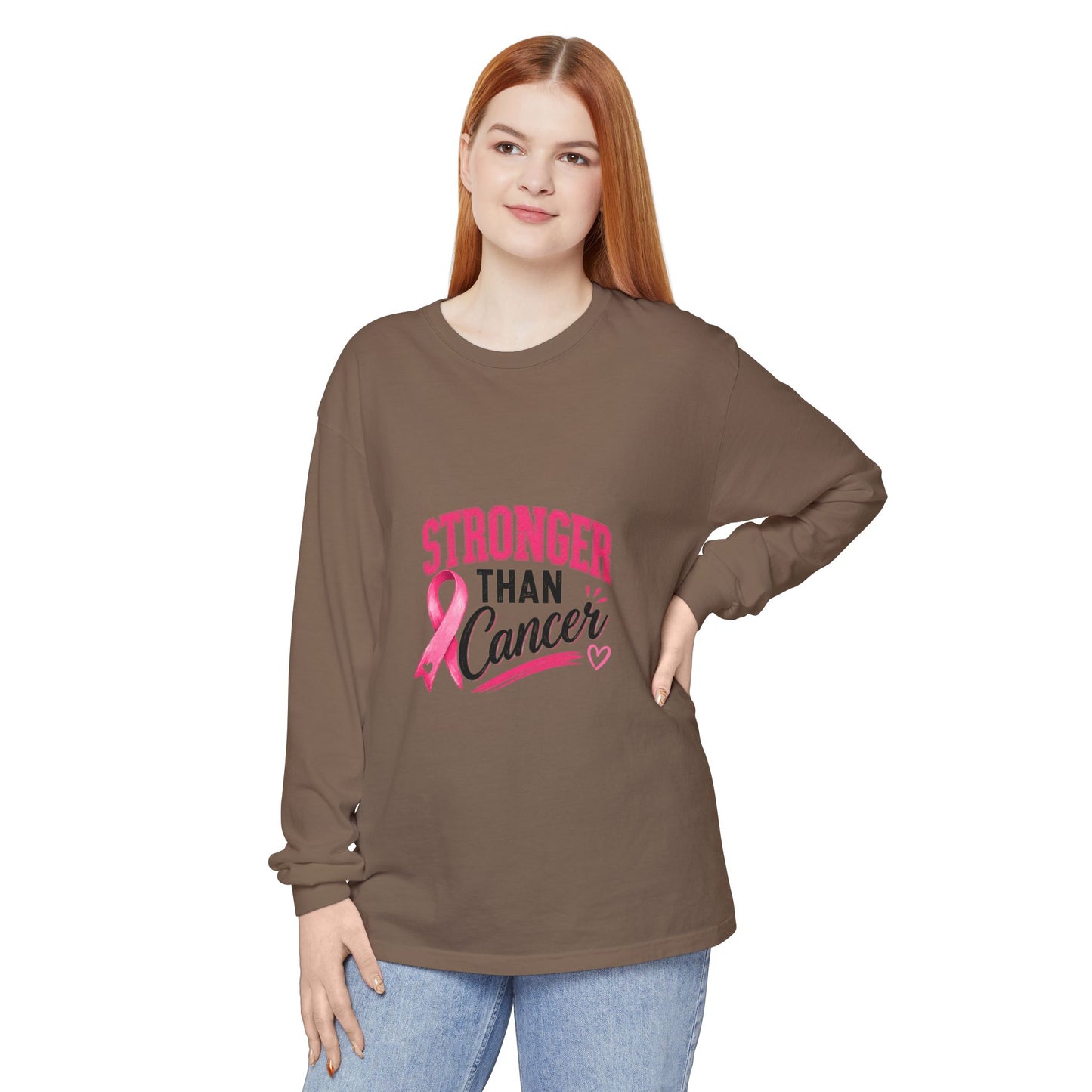 🎗️Stronger than Cancer Survivor Long Sleeve Shirt