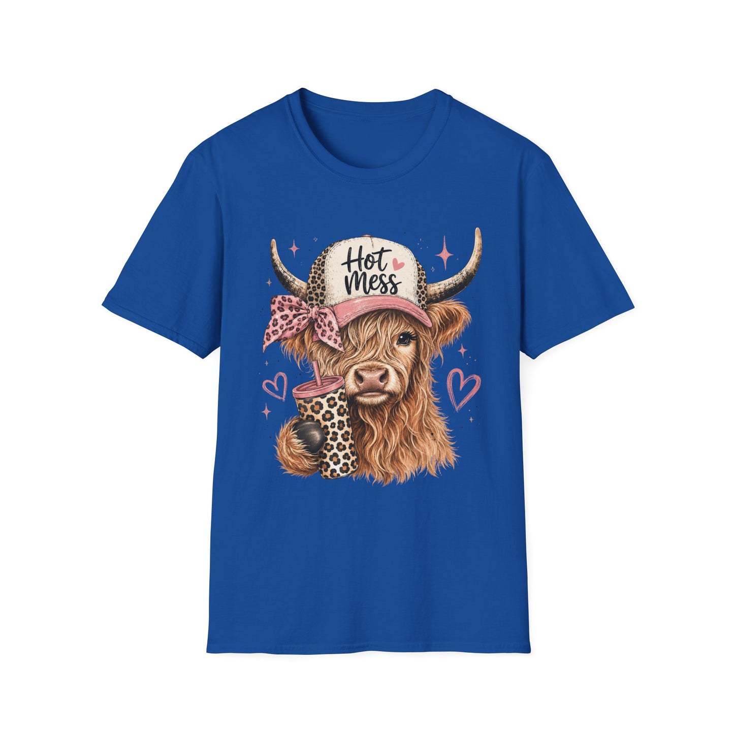 Hot Mess Cow Softstyle T-Shirt