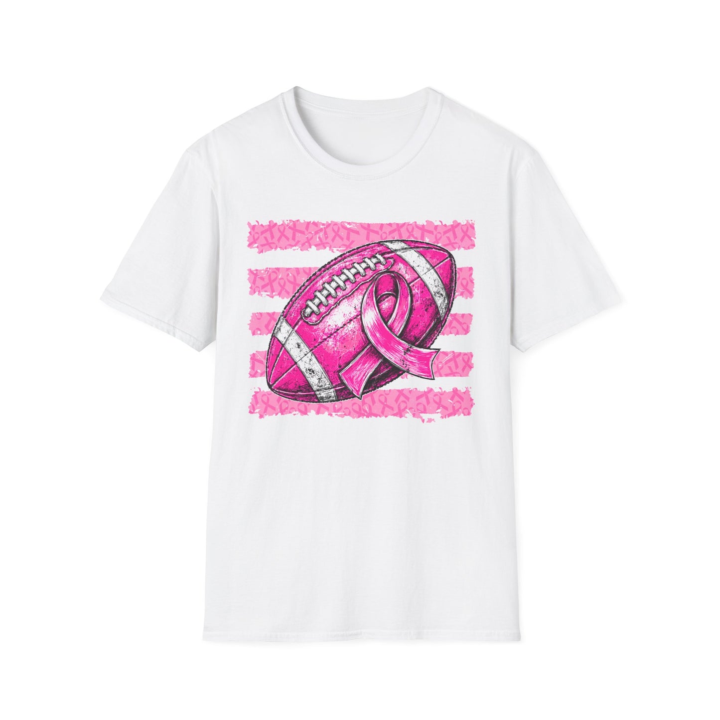 Pink Football Softstyle T-Shirt
