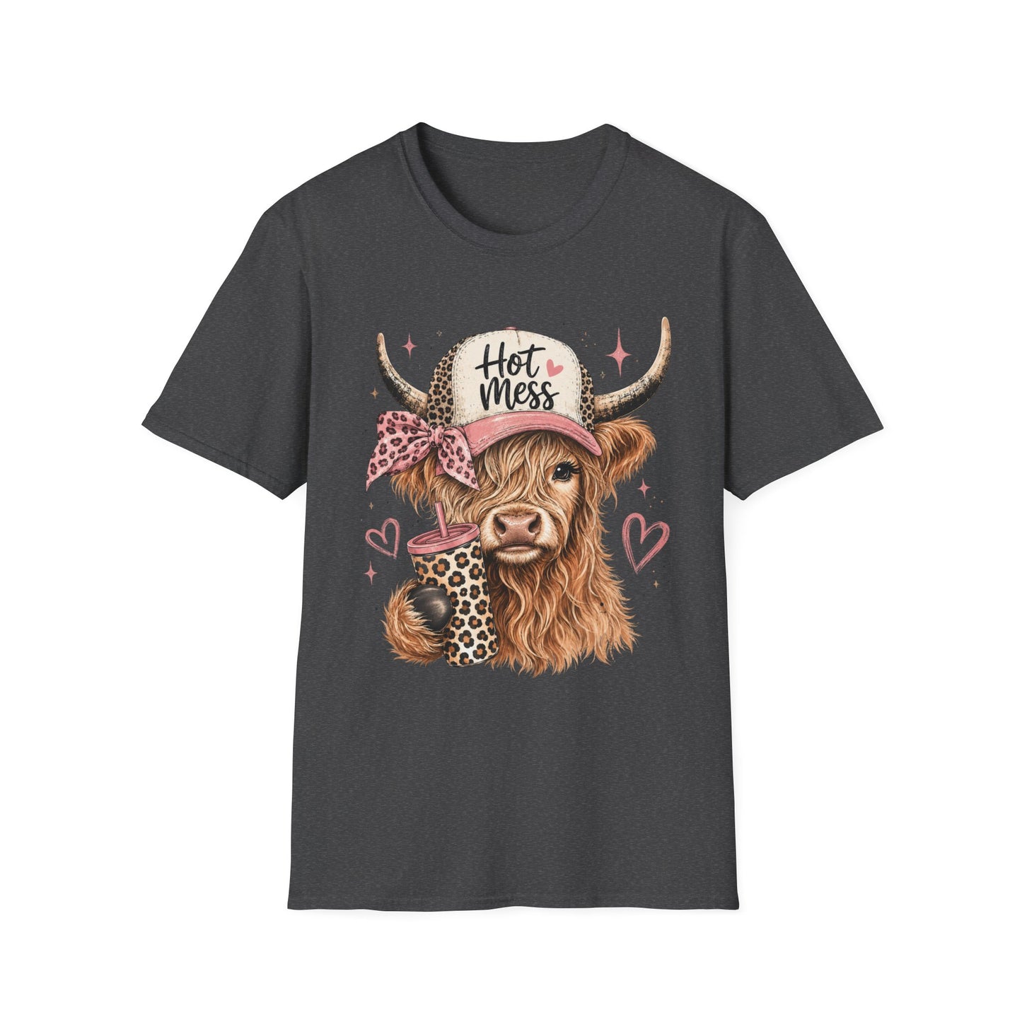 Hot Mess Cow Softstyle T-Shirt