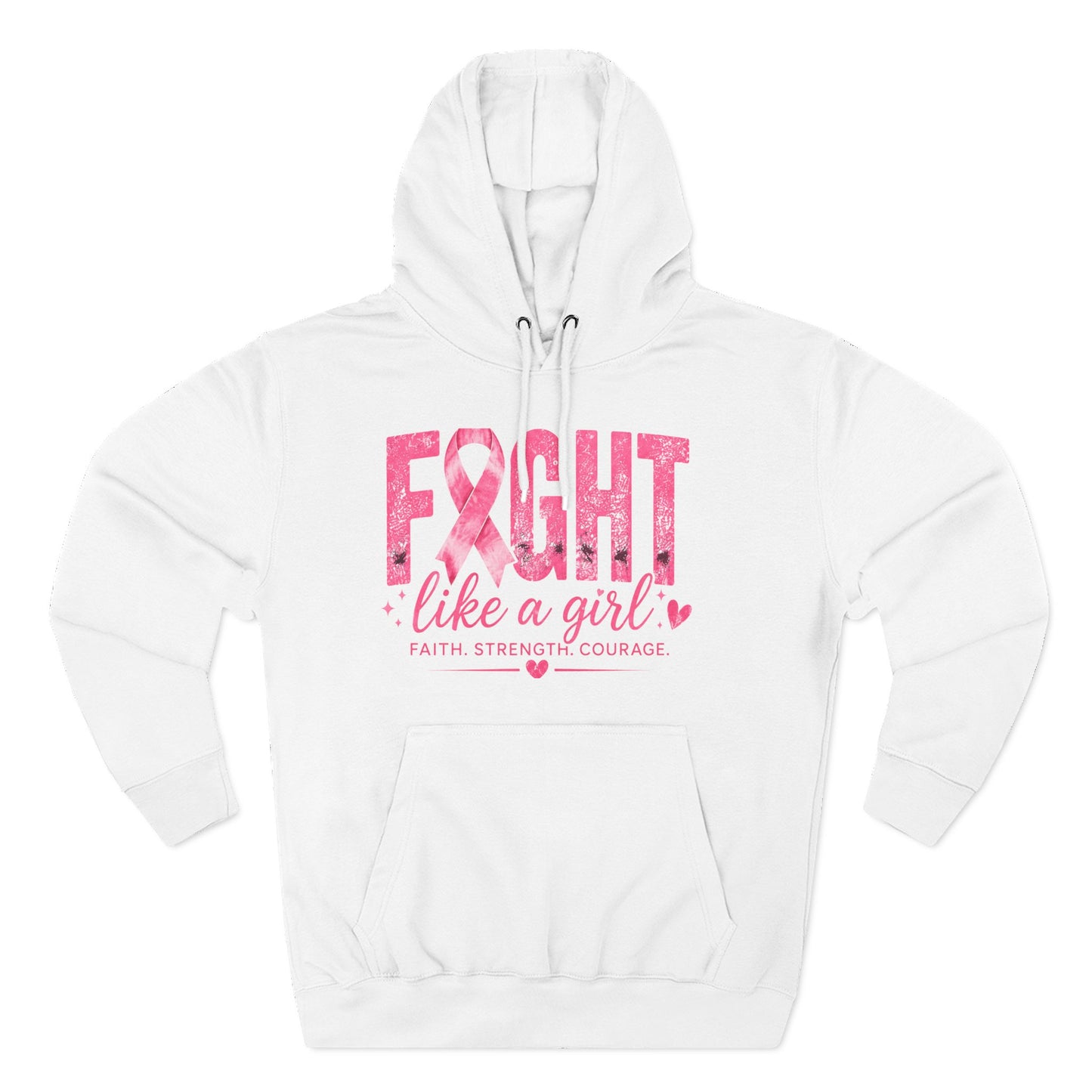 Three-Panel Fleece Hoodie