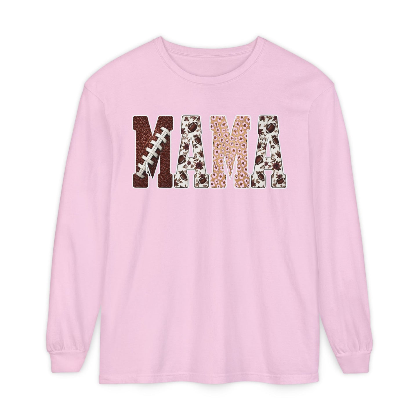 Mama Football Long Sleeve T-Shirt