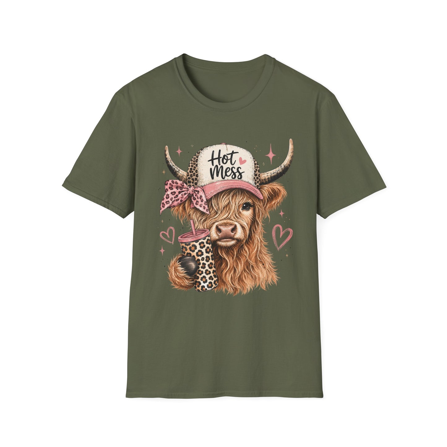 Hot Mess Cow Softstyle T-Shirt