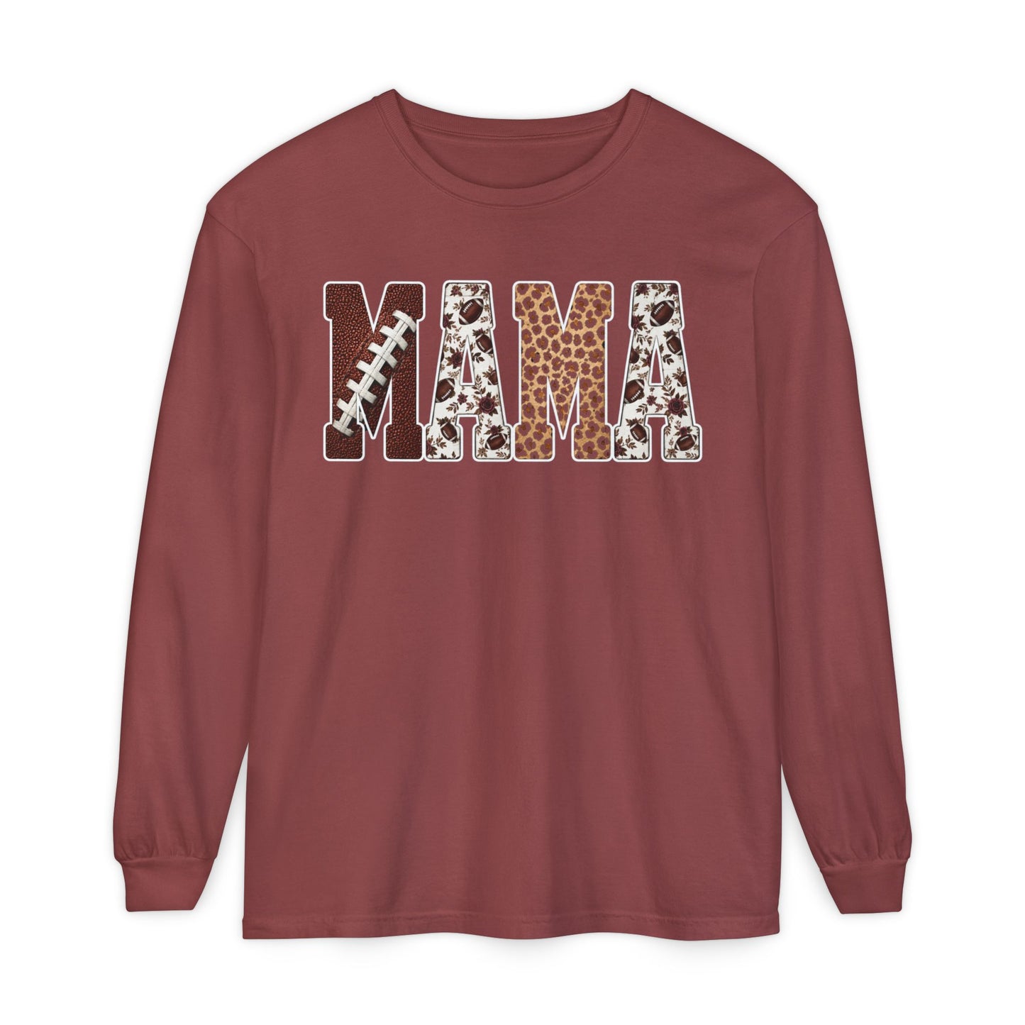 Mama Football Long Sleeve T-Shirt