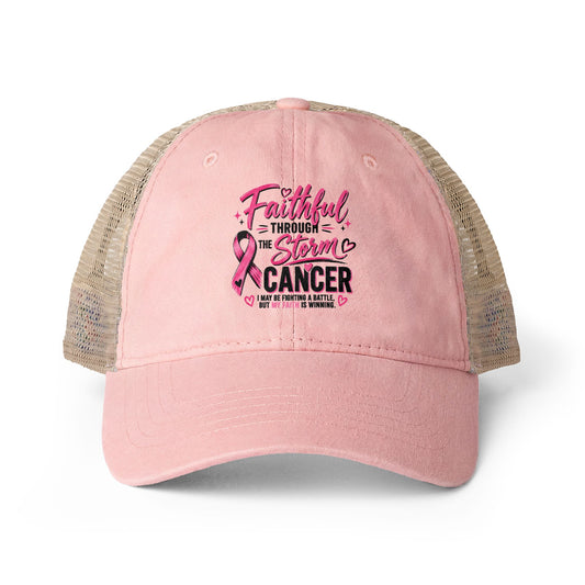Women's Washed Mesh-Back Cap