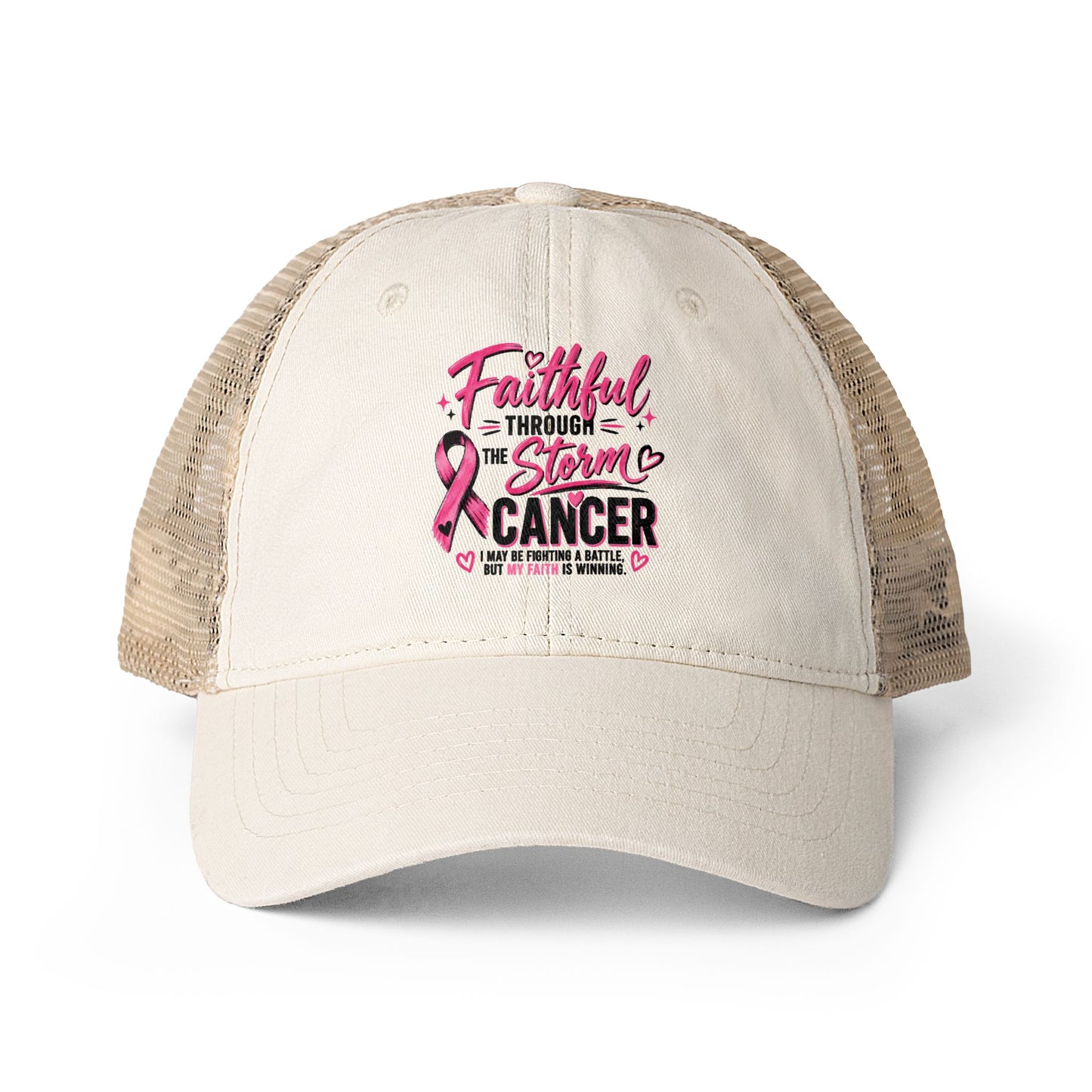 Women's Washed Mesh-Back Cap