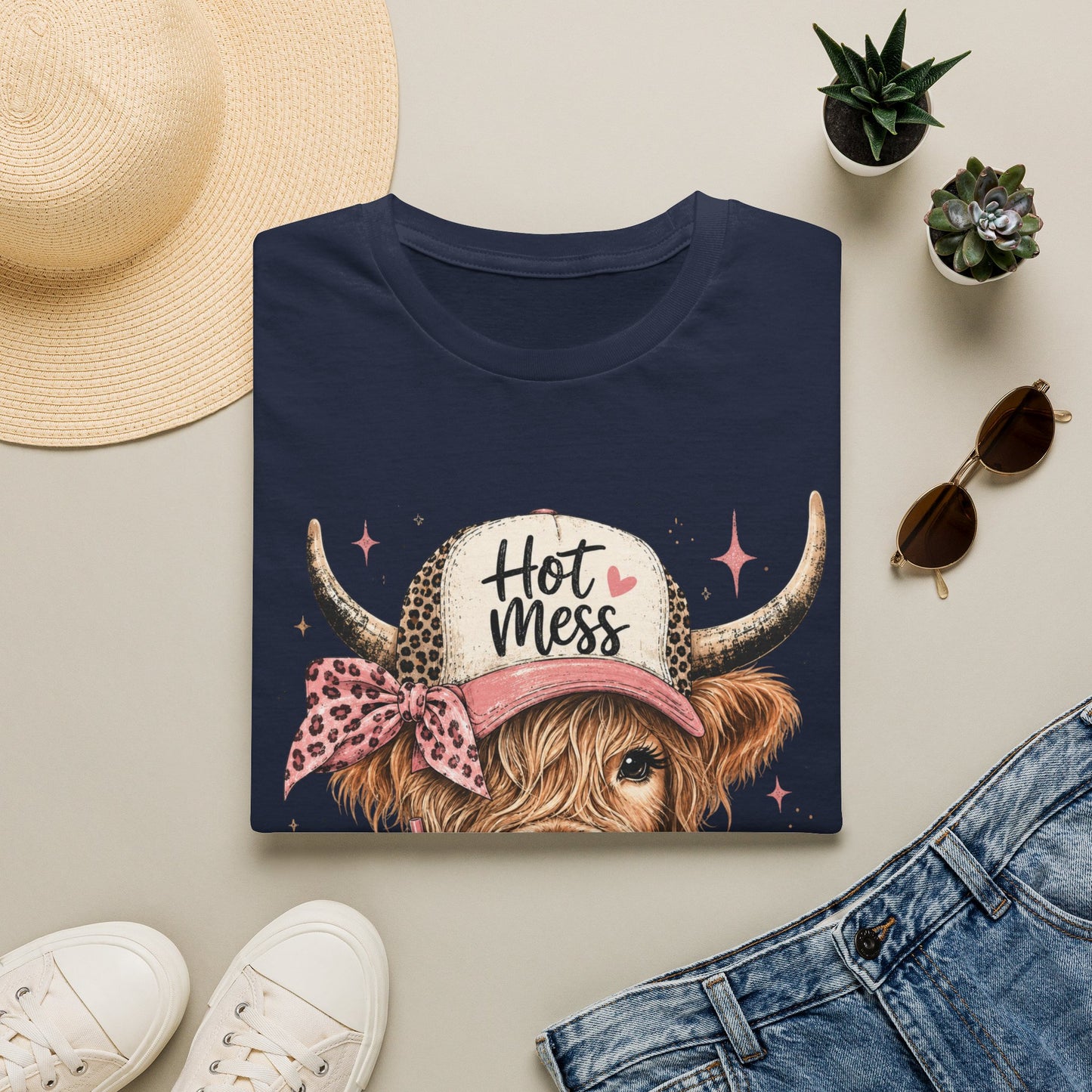 Hot Mess Cow Softstyle T-Shirt